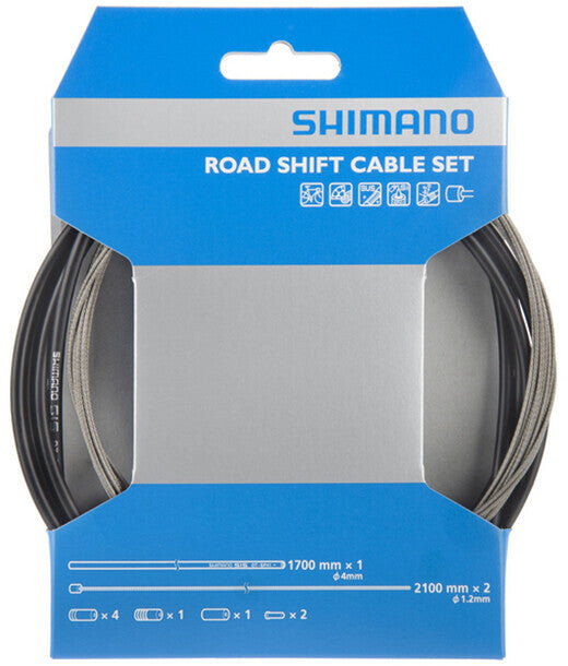 Shimano OT-SP41 schakelkabelset race/RVS zwart