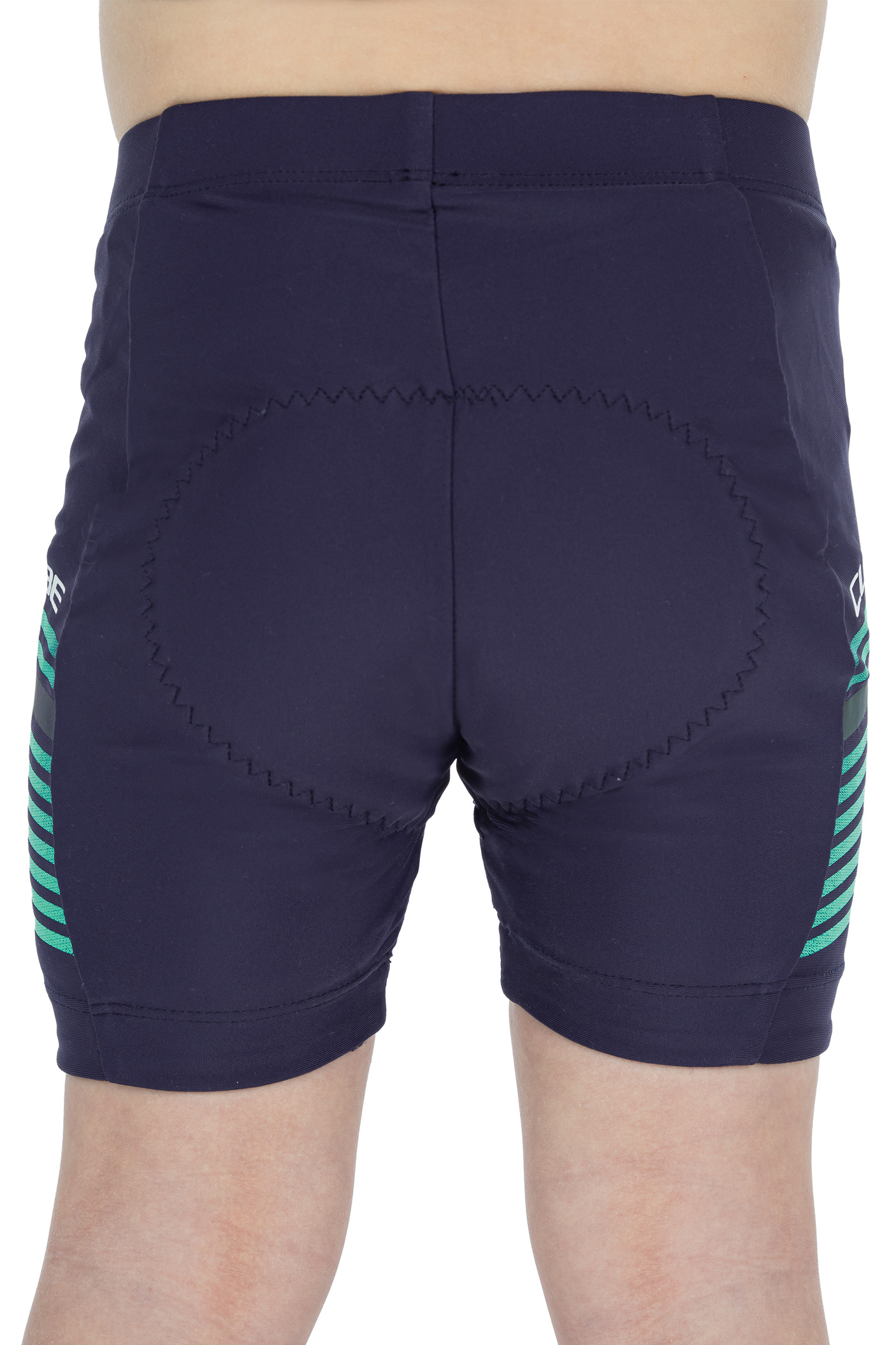 CUBE TEAMLINE fietsbroek ROOKIE blauw'n'mint