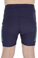 CUBE TEAMLINE fietsbroek ROOKIE blauw'n'mint