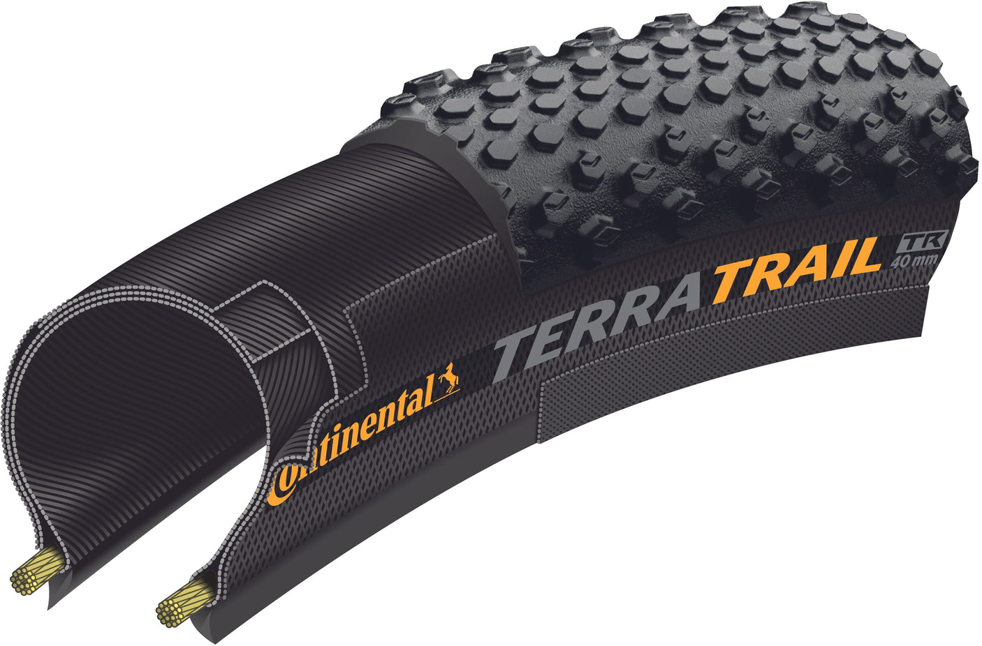 Continental Terra Trail ProTection vouwband 27,5x1,50" TLR zwart