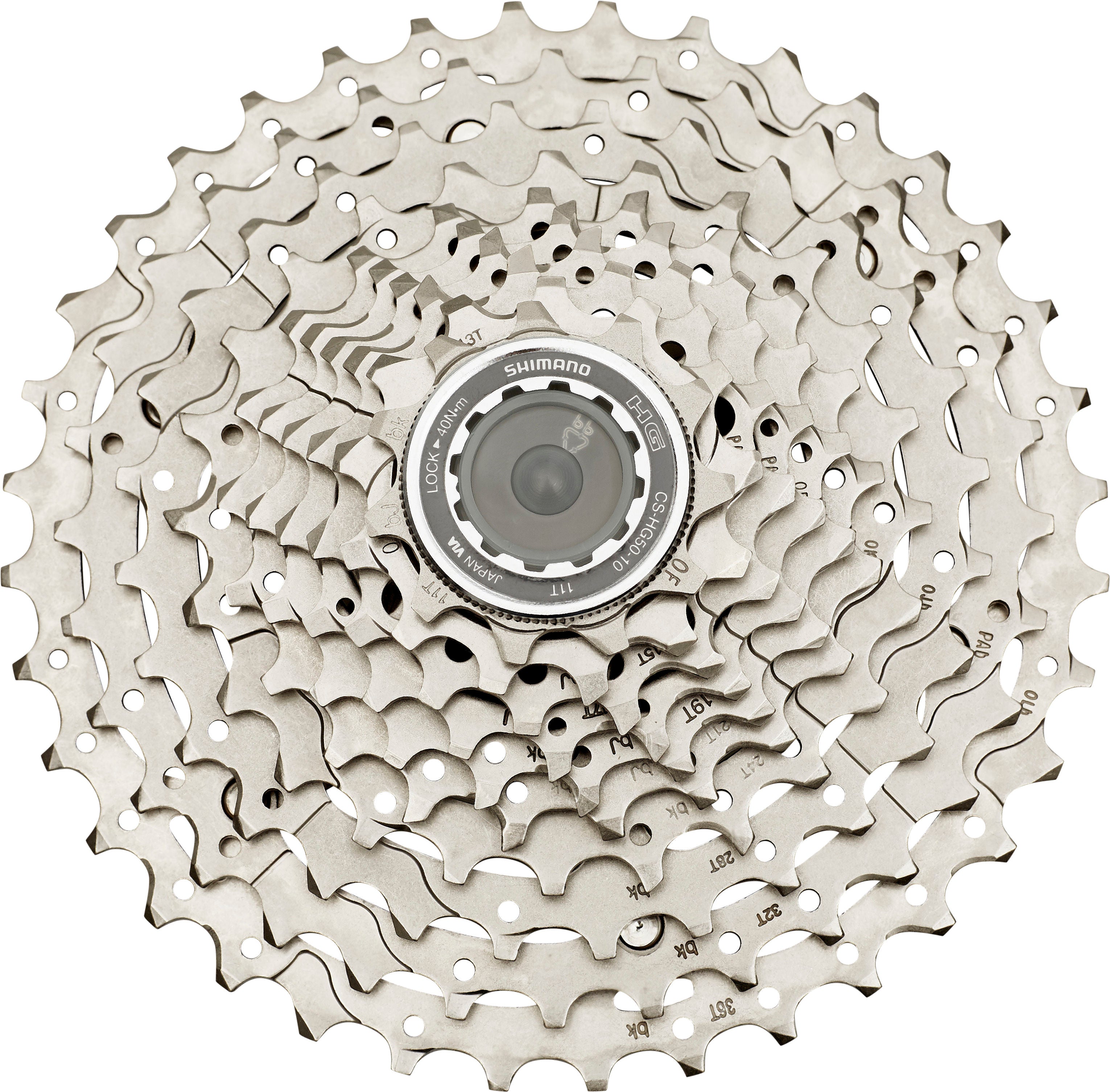 Shimano Deore CS-HG50 cassette 10-speed zilver