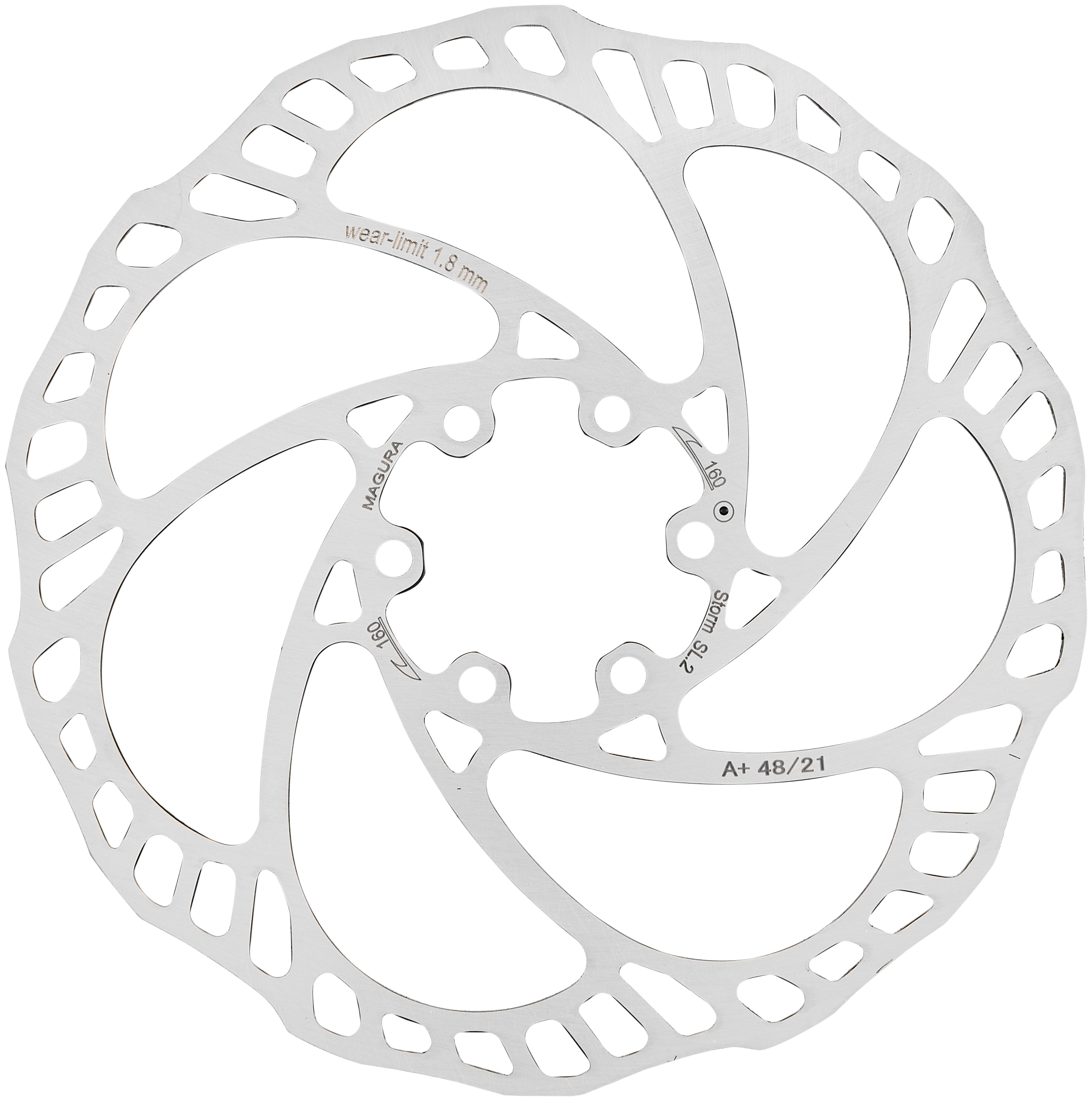 Magura Storm SL.2 remschijf zilver