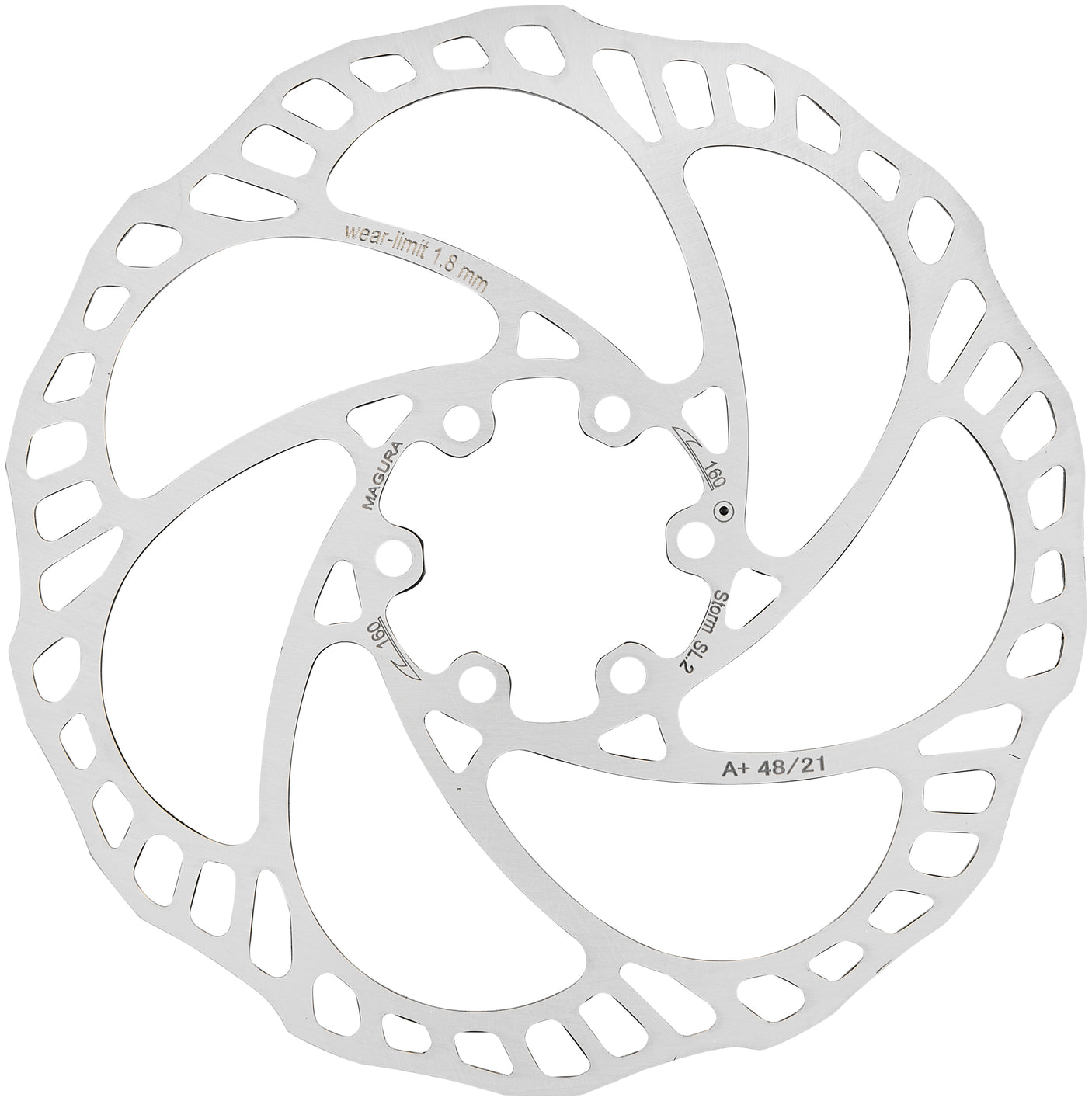 Magura Storm SL.2 remschijf zilver