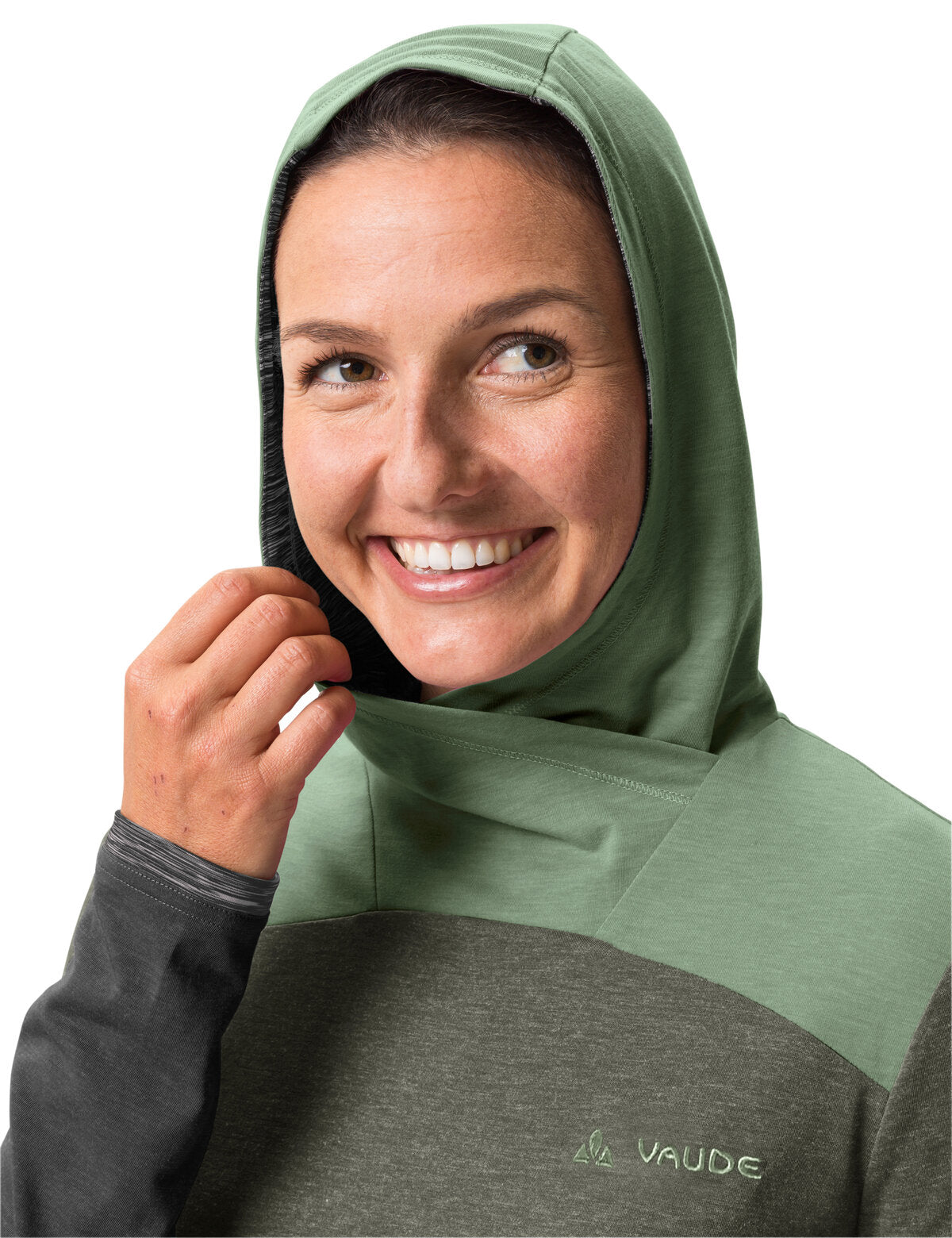 VAUDE Tremalzo shirt met lange mouwen dames olijfgroen