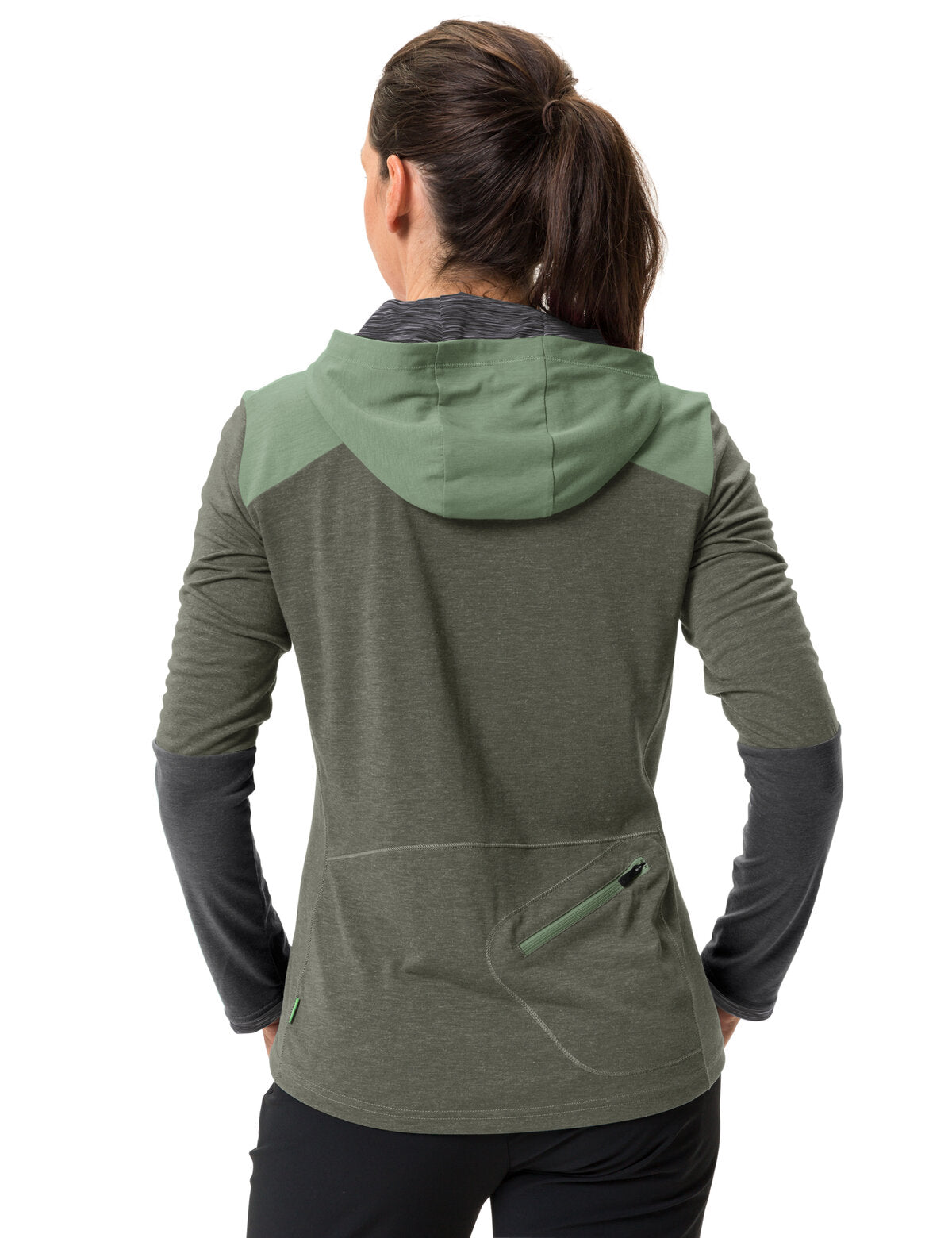 VAUDE Tremalzo shirt met lange mouwen dames olijfgroen