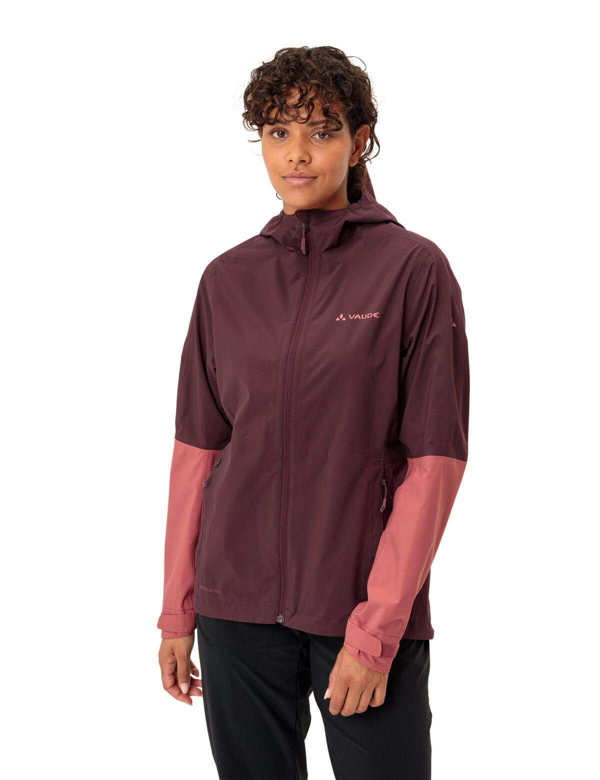 VAUDE Moab Rain Jacket II dames cassis uni