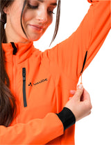 VAUDE Posta Softshell Jack Dames neon oranje