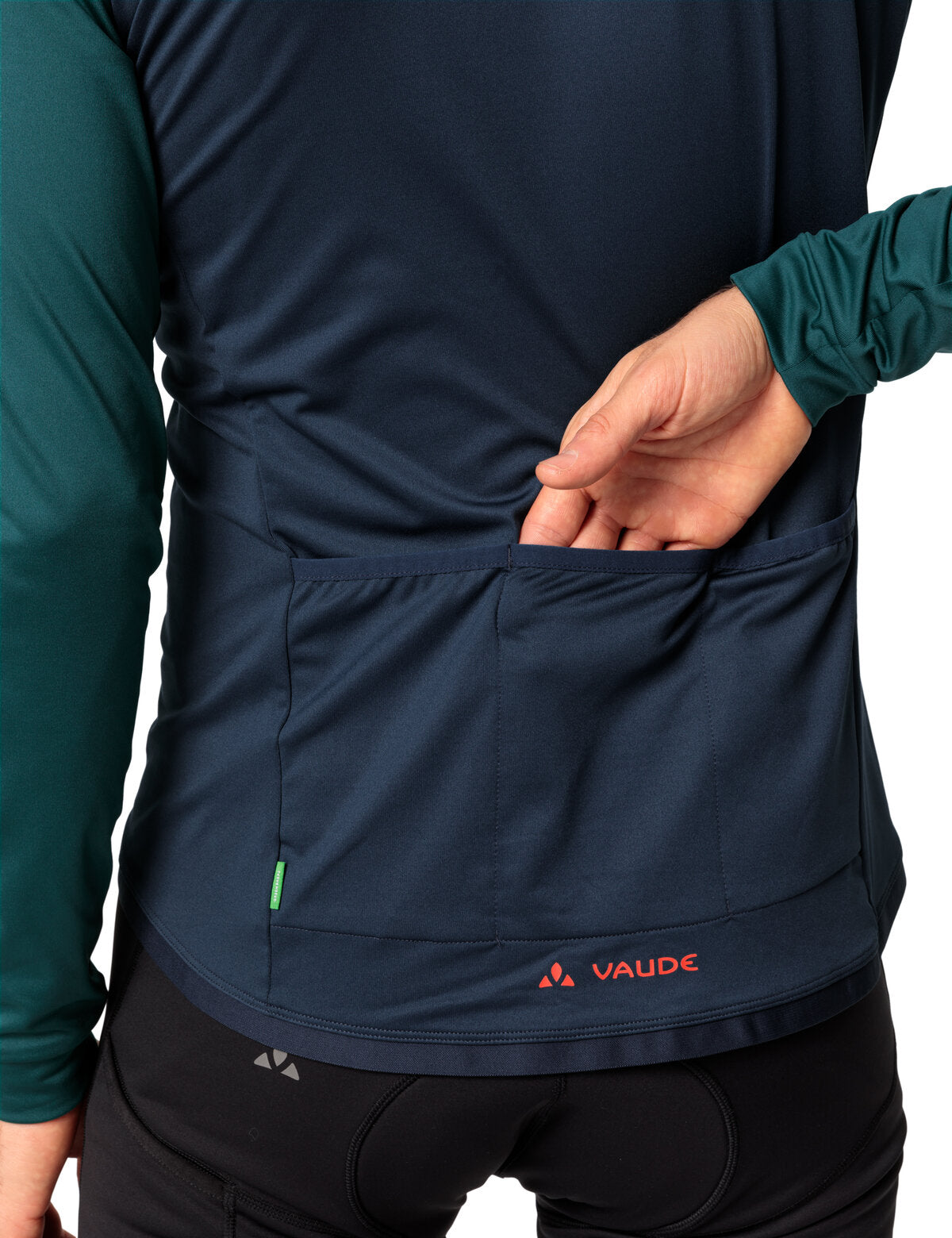 VAUDE Posta LS jersey heren turkoois