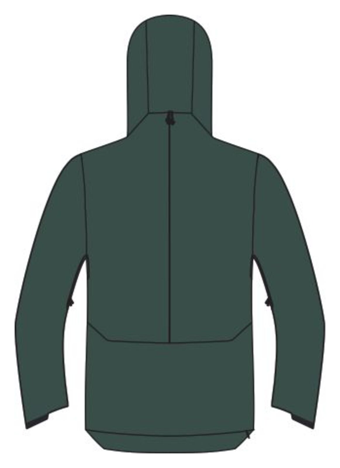 VAUDE Cyclist Warm Regenjack Heren groen