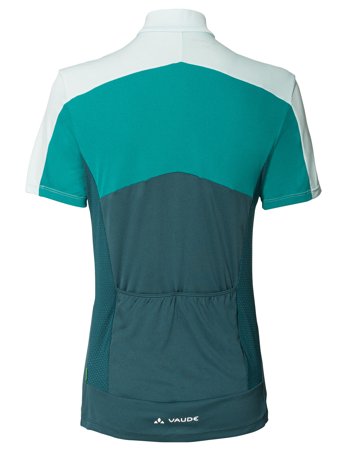 VAUDE Matera jersey met korte mouwen en volledige ritssluiting dames groen