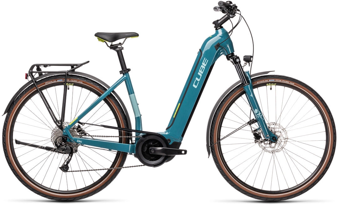 Cube Touring Hybrid ONE 625 blauw'n'groen