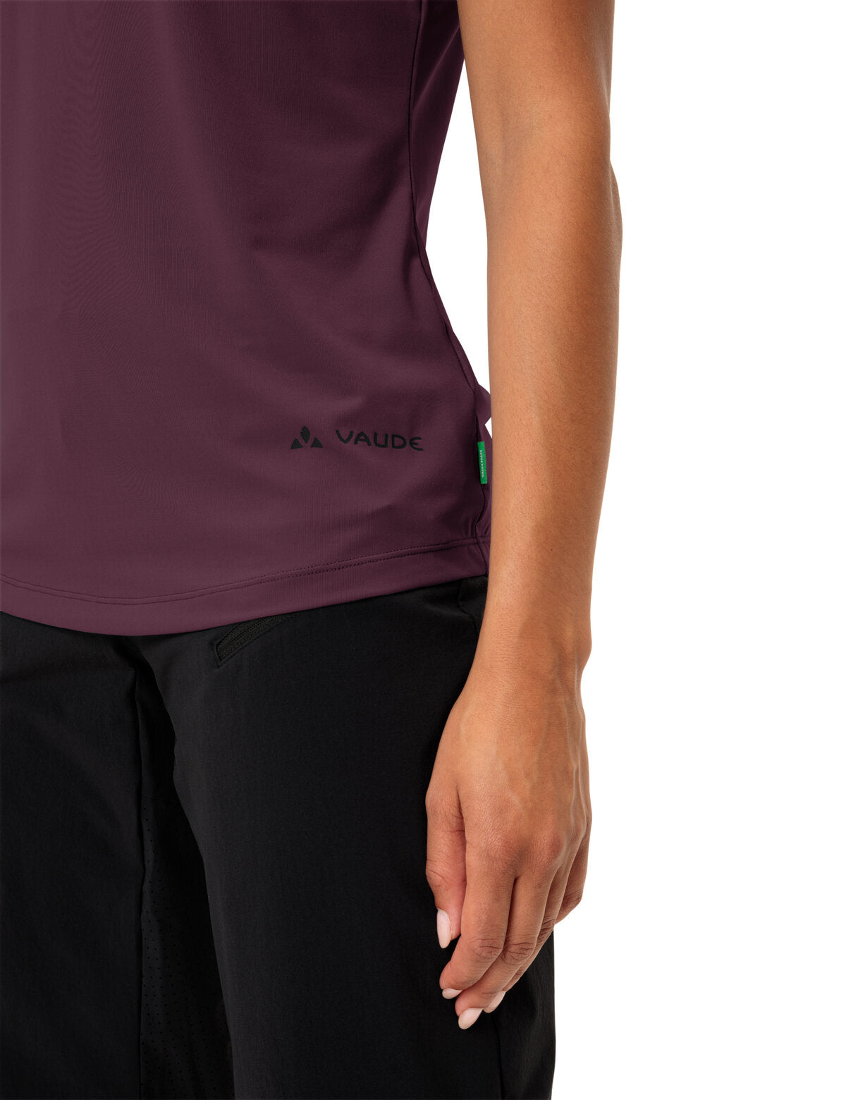 VAUDE Qimsa Logo Shirt Dames cassis