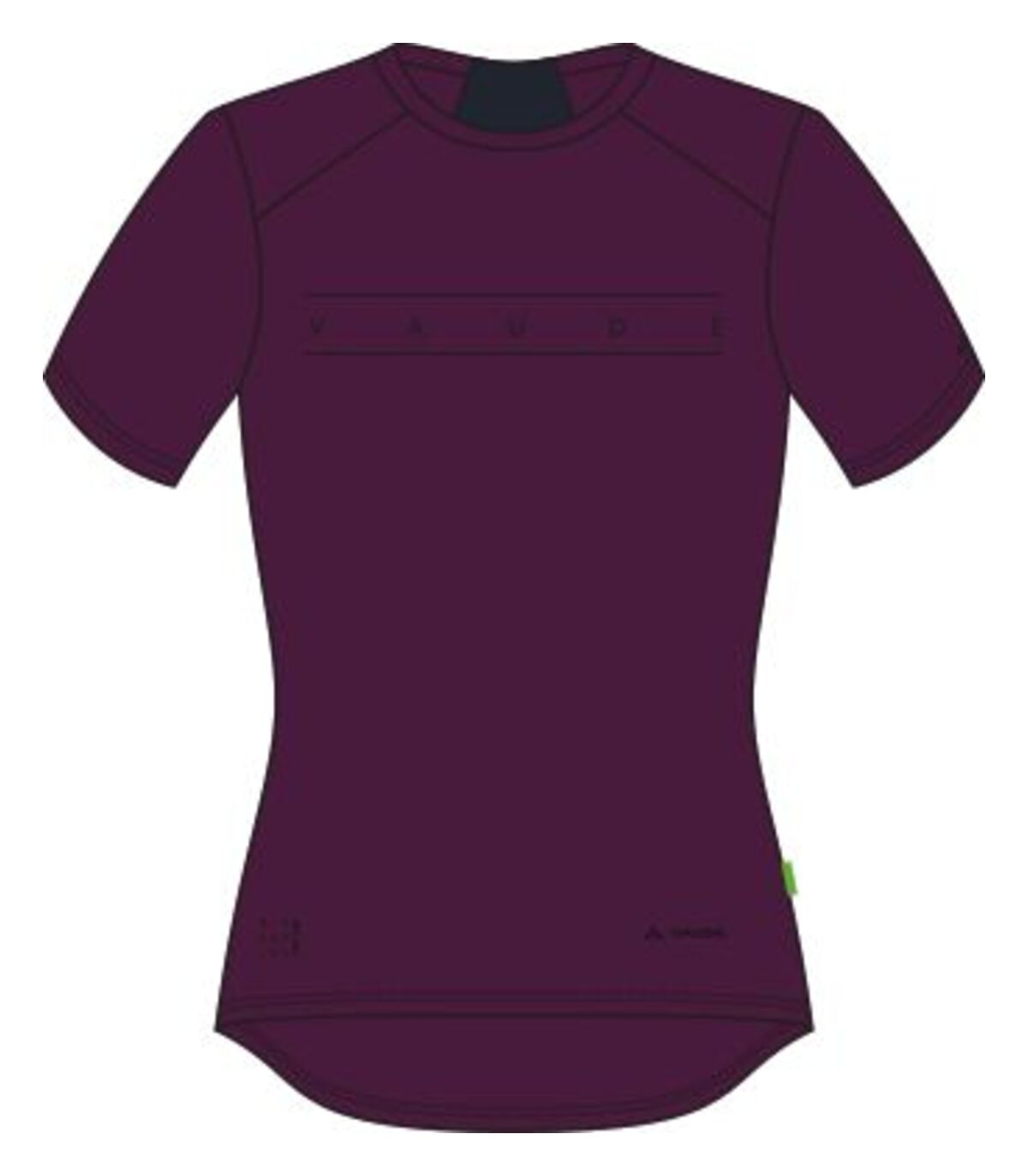 VAUDE Qimsa Logo Shirt Dames cassis