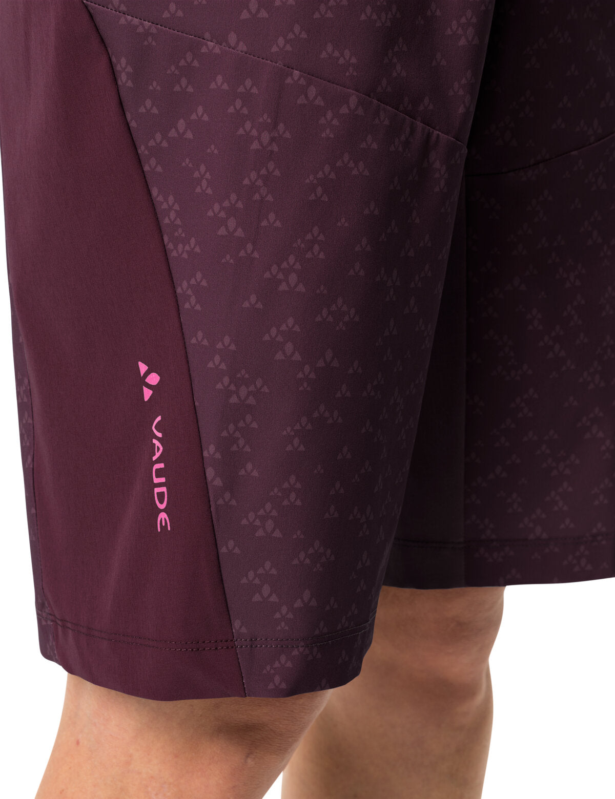 VAUDE Ledro Print Shorts Dames paars