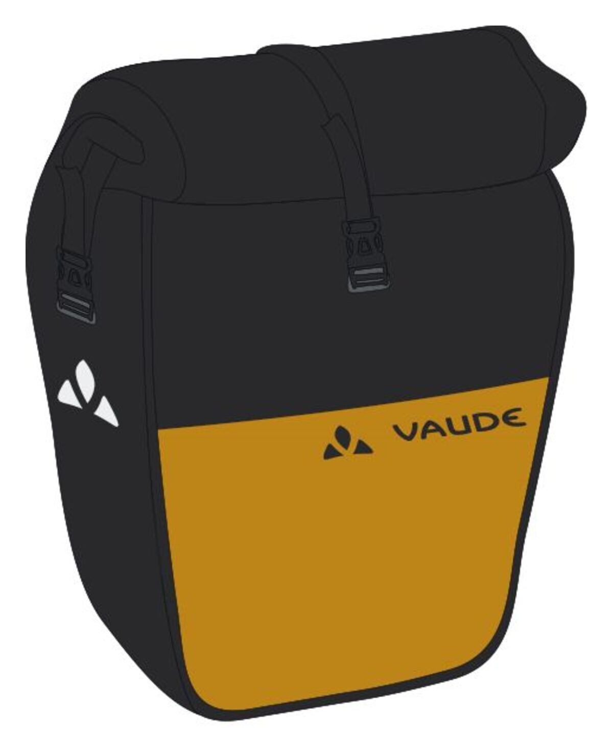 VAUDE Aqua Rugkleur Enkel geel