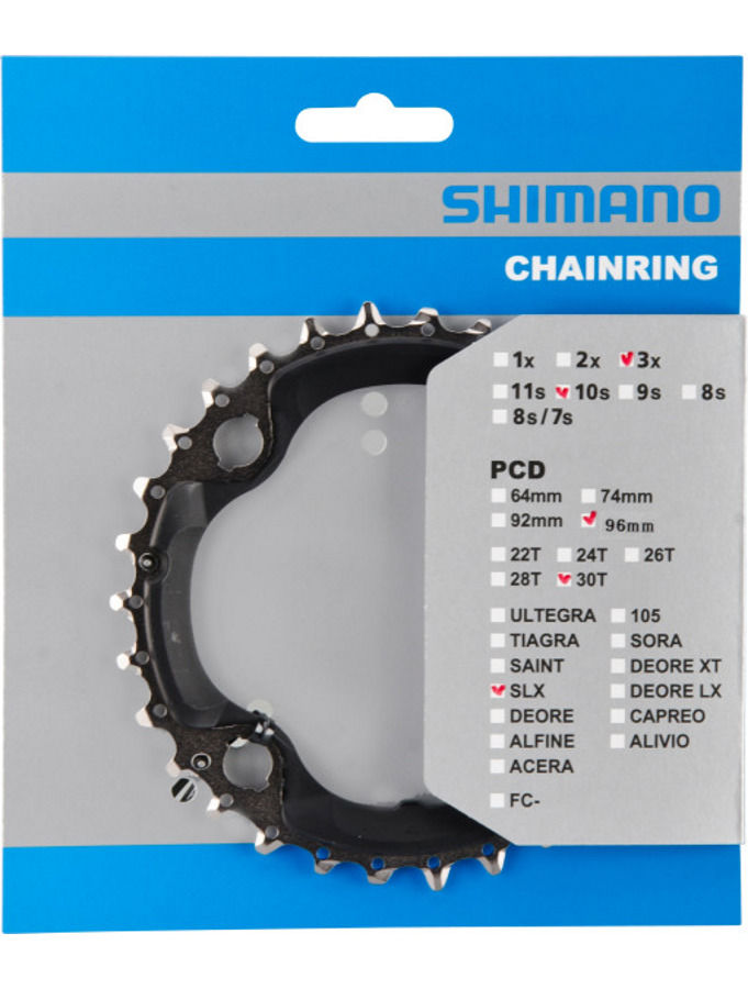 Shimano SLX FC-M672/FC-M622 kettingblad AN 96 mm zwart