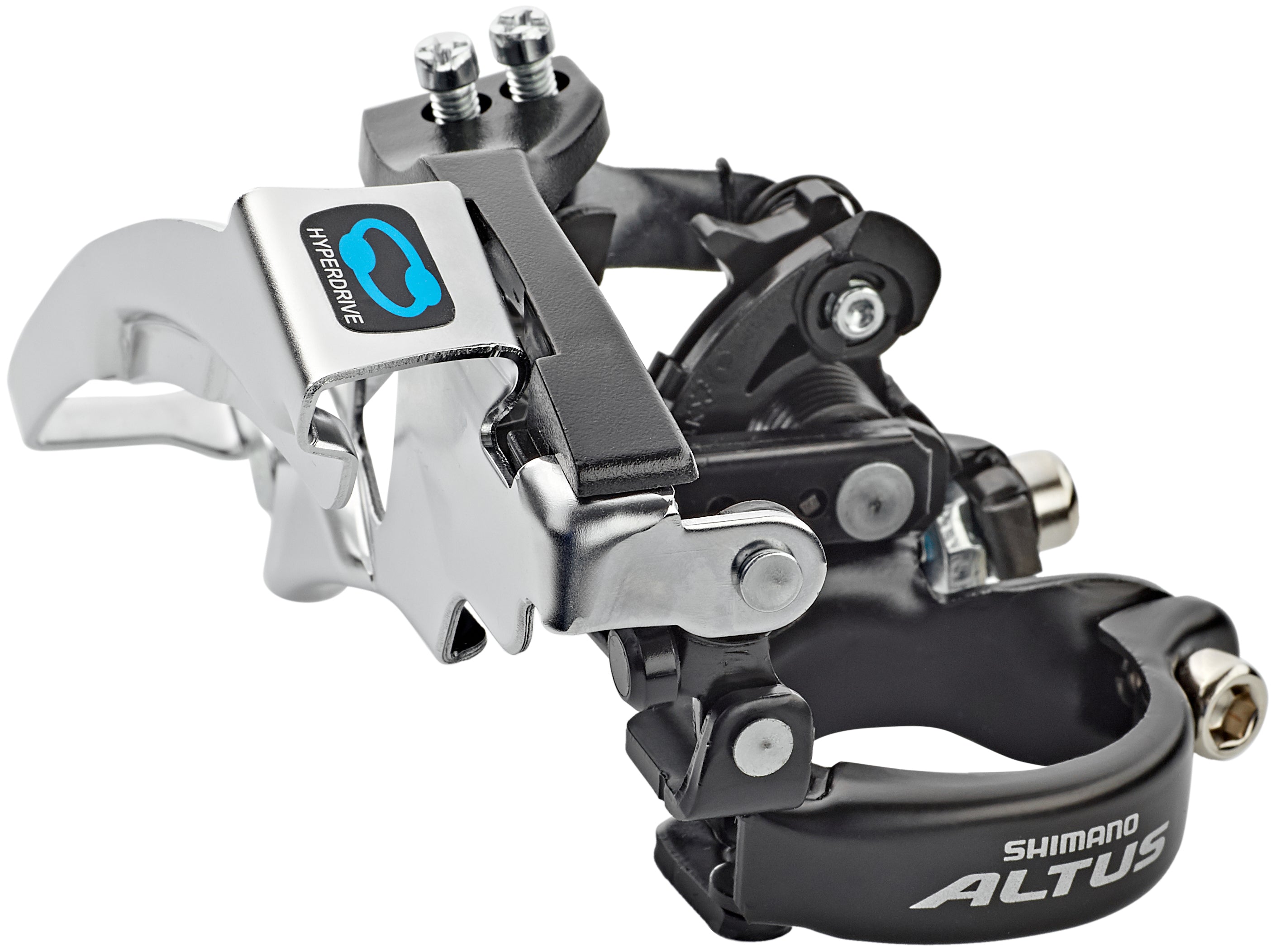 Shimano Altus FD-M310 voorderailleur 3x7/8-speed klem dual-pull zwart/zilver