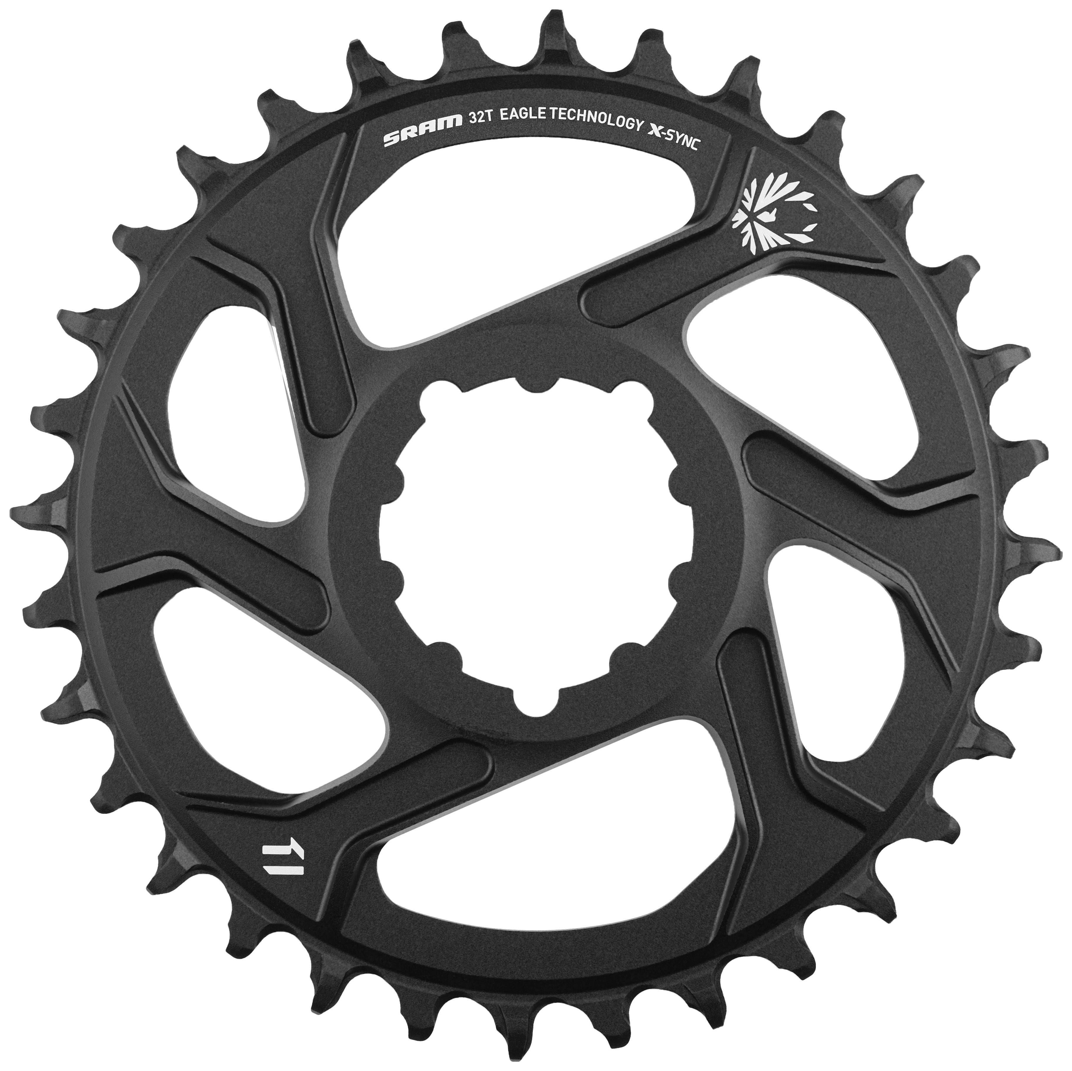 SRAM X-Sync 2 kettingblad direct mount aluminium 12-speed 6 mm zwart