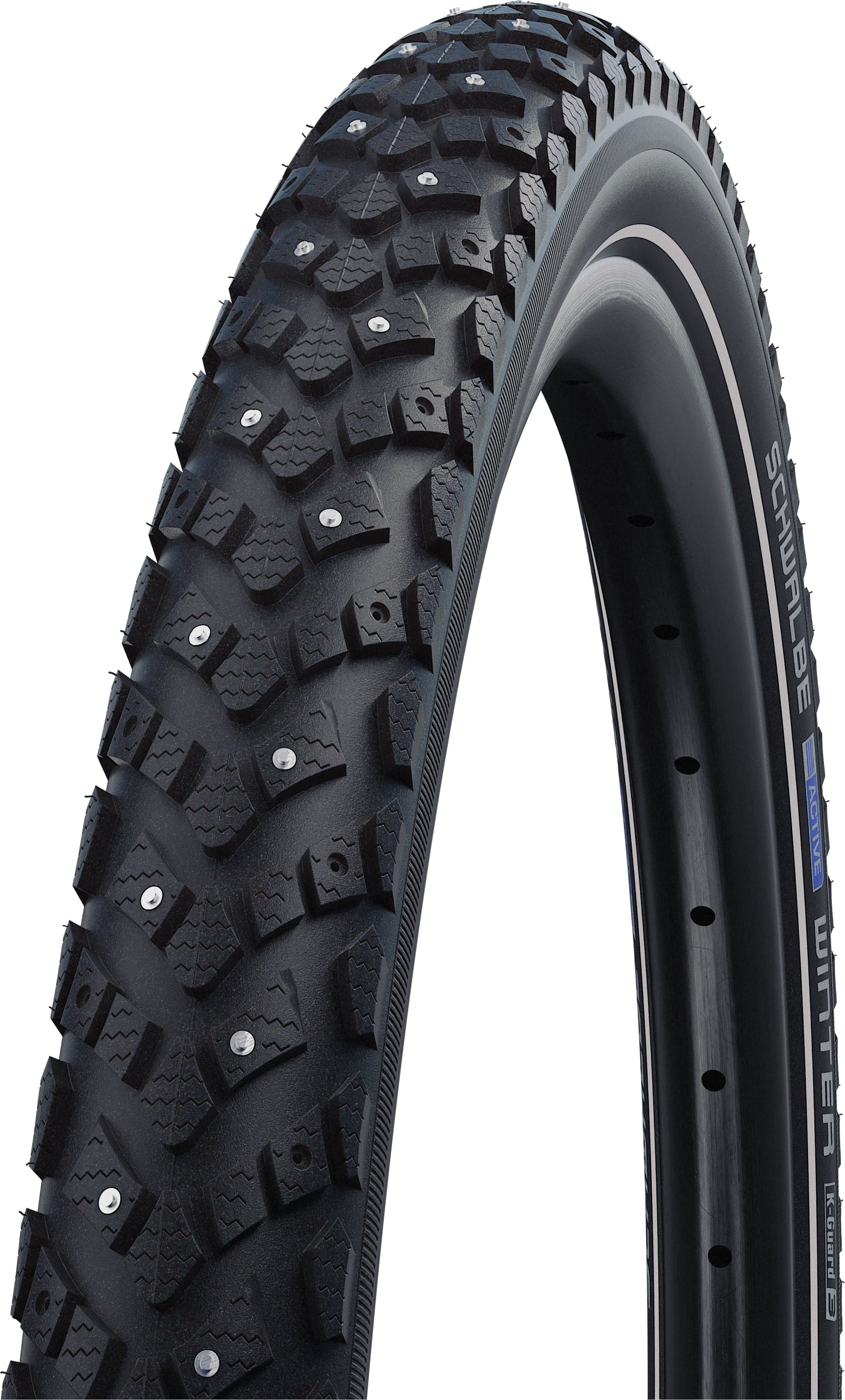 Schwalbe winterdraadband 28x1.20" Active Line KevlerGuard zwart