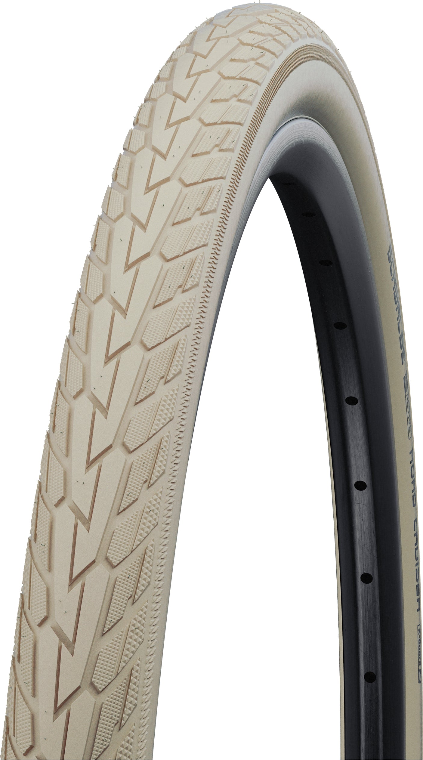 SCHWALBE Road Cruiser Drahtreifen 26x1.75" K-Guard Active Reflex beige