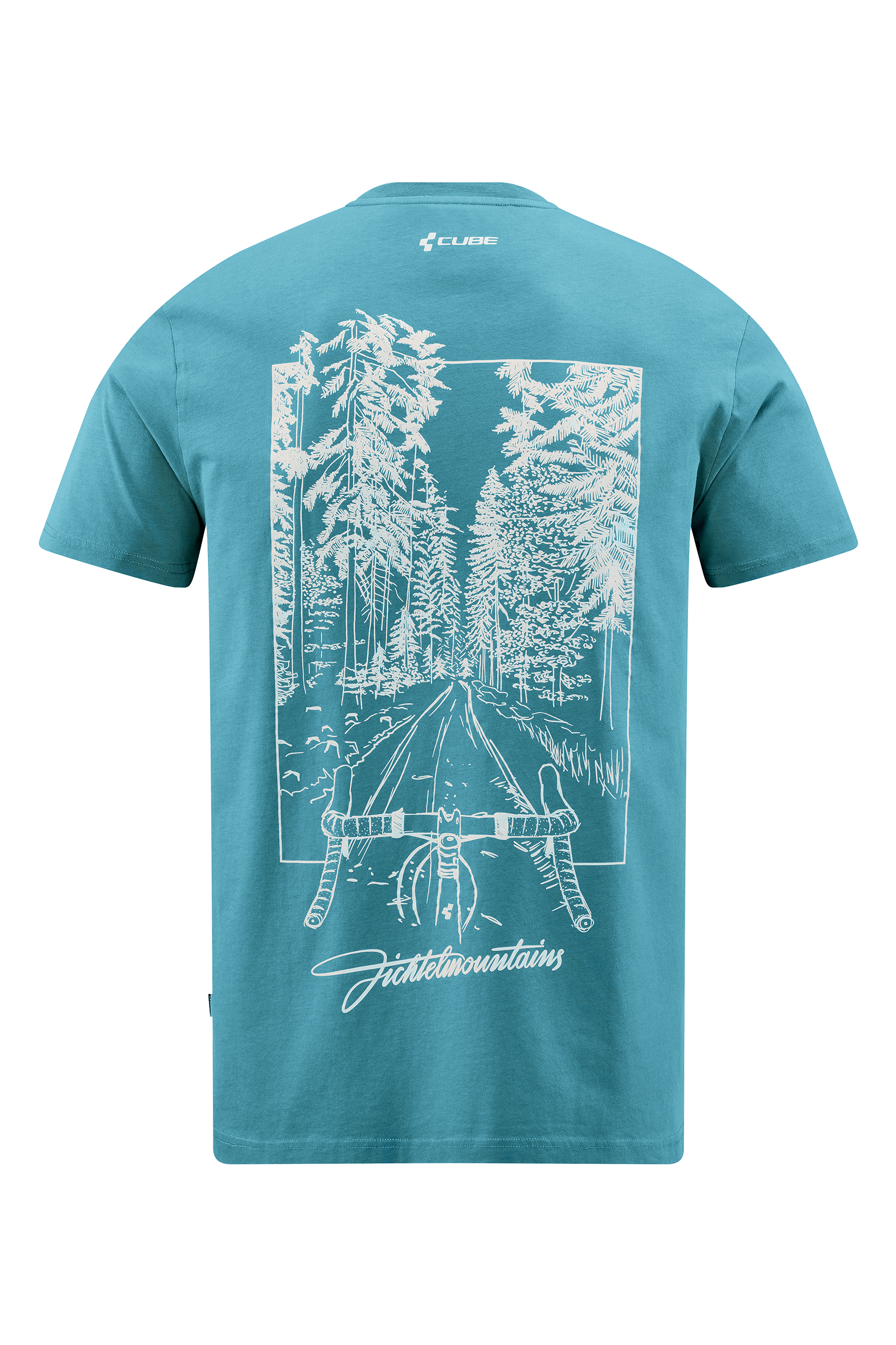 CUBE Biologisch T-shirt Fichtelmountains GTY FIT