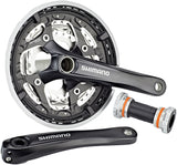 Shimano Trekking FC-T551 Kurbelgarnitur 3x10 48/36/26 Zähne inklusive SM-BB52 schwarz