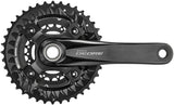 Shimano Deore MTB FC-M6000 crankstel 3x10-speed 40-30-22 tanden zwart