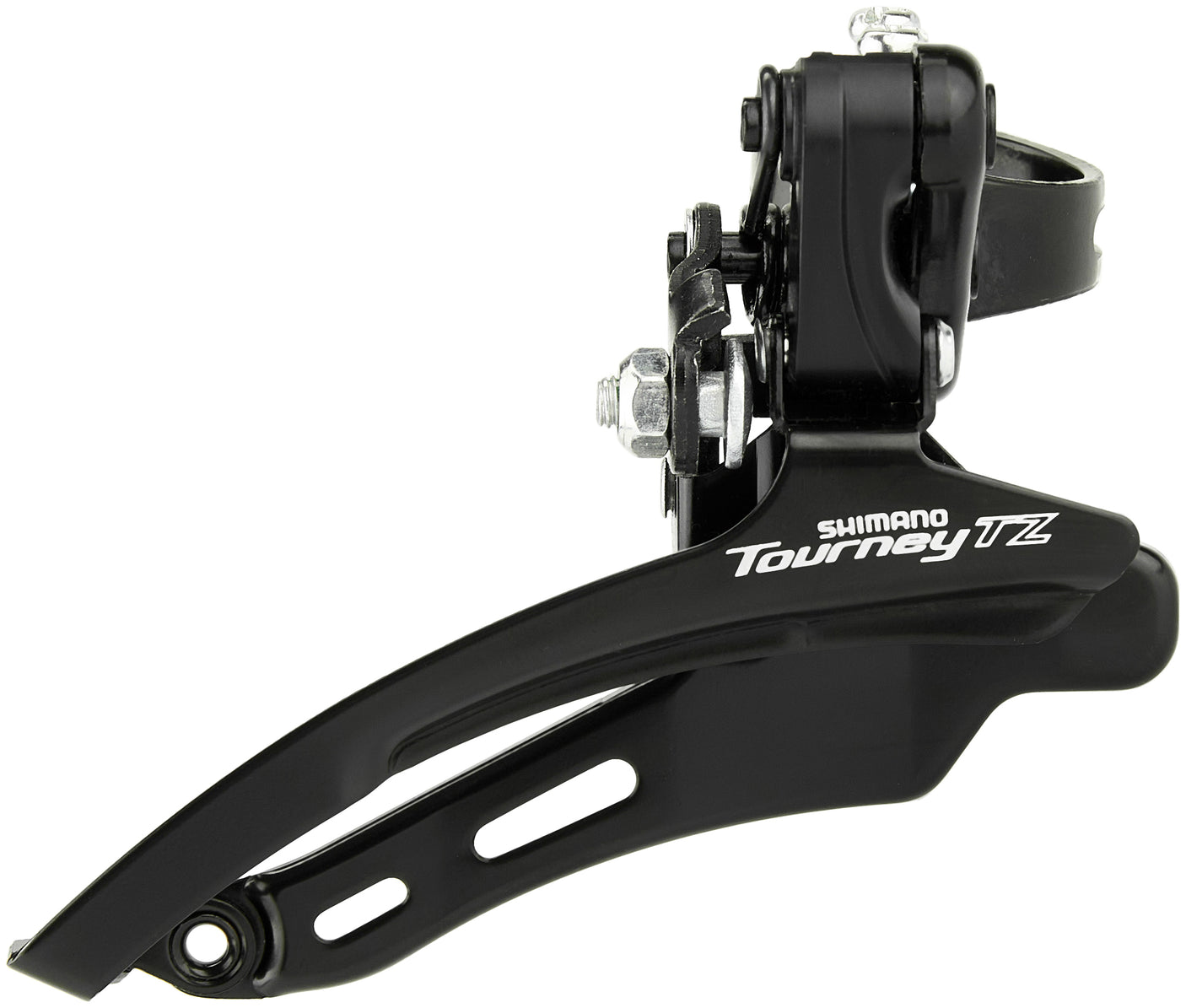 Shimano Tourney TZ FD-TZ510 voorderailleur 3x6/7-speed down swing klem diepzwart