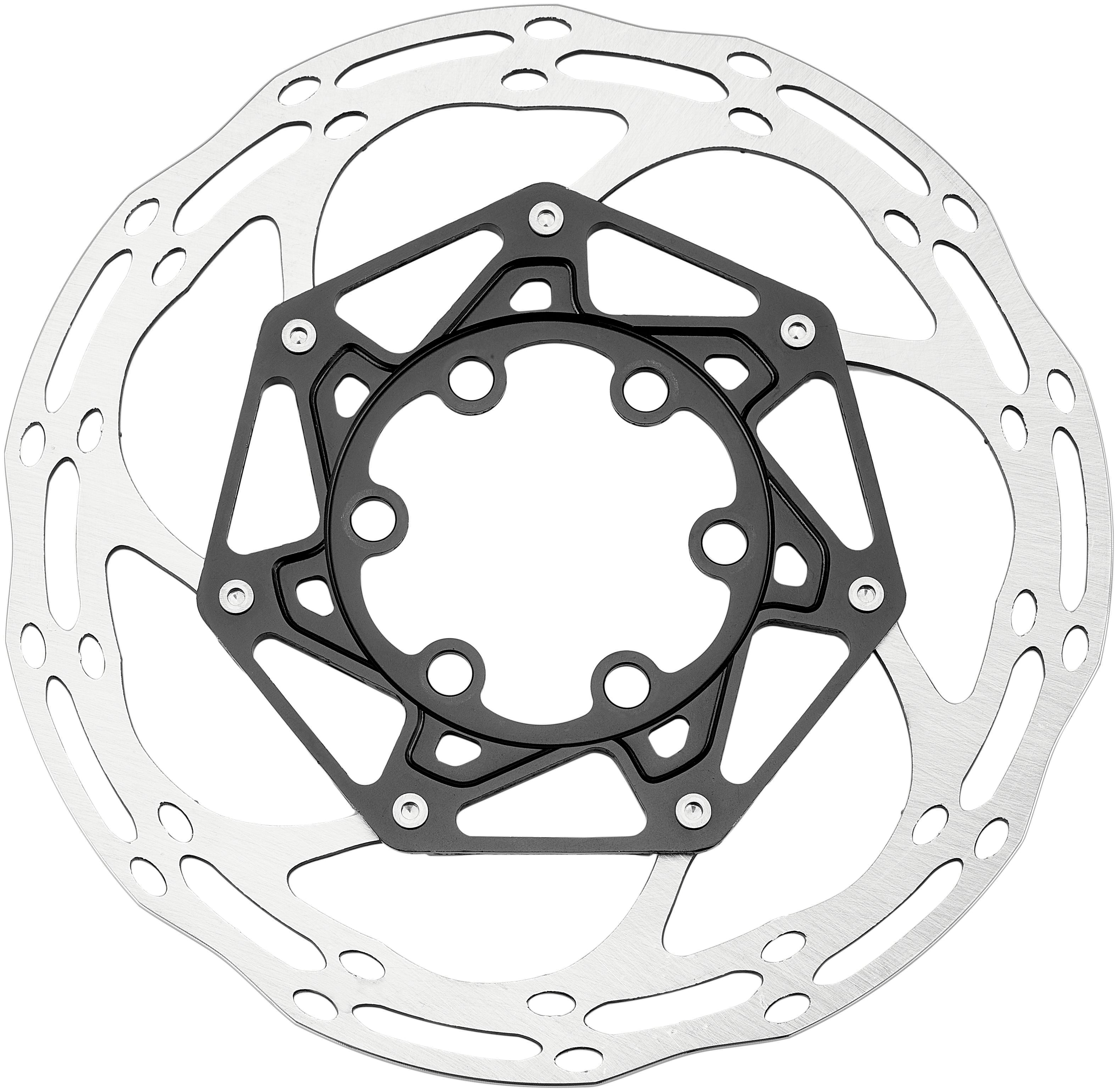 SRAM Centerline Rounded remschijf tweedelig zilver/zwart