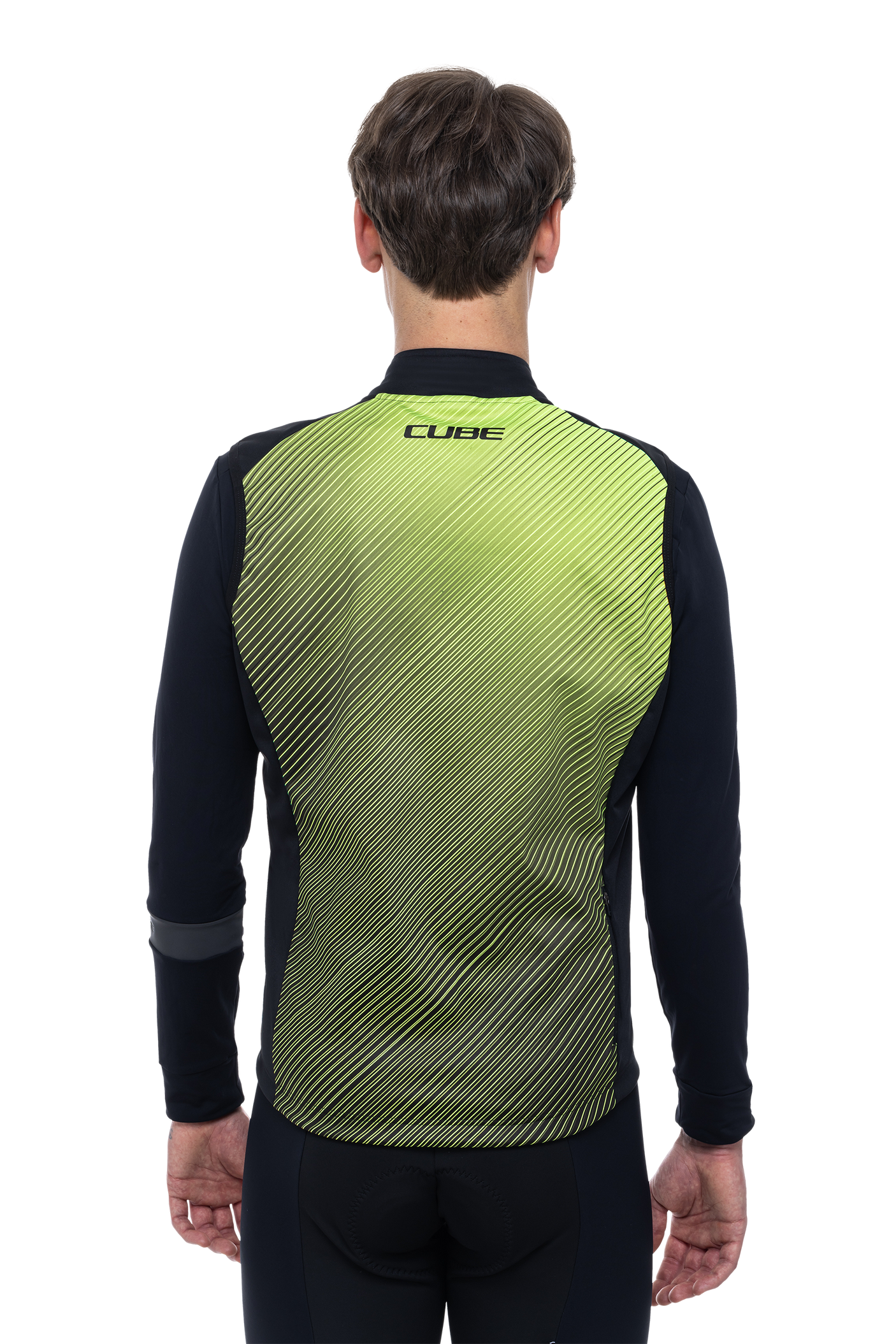 CUBE BLACKLINE softshell vest Safety zwart en neon geel