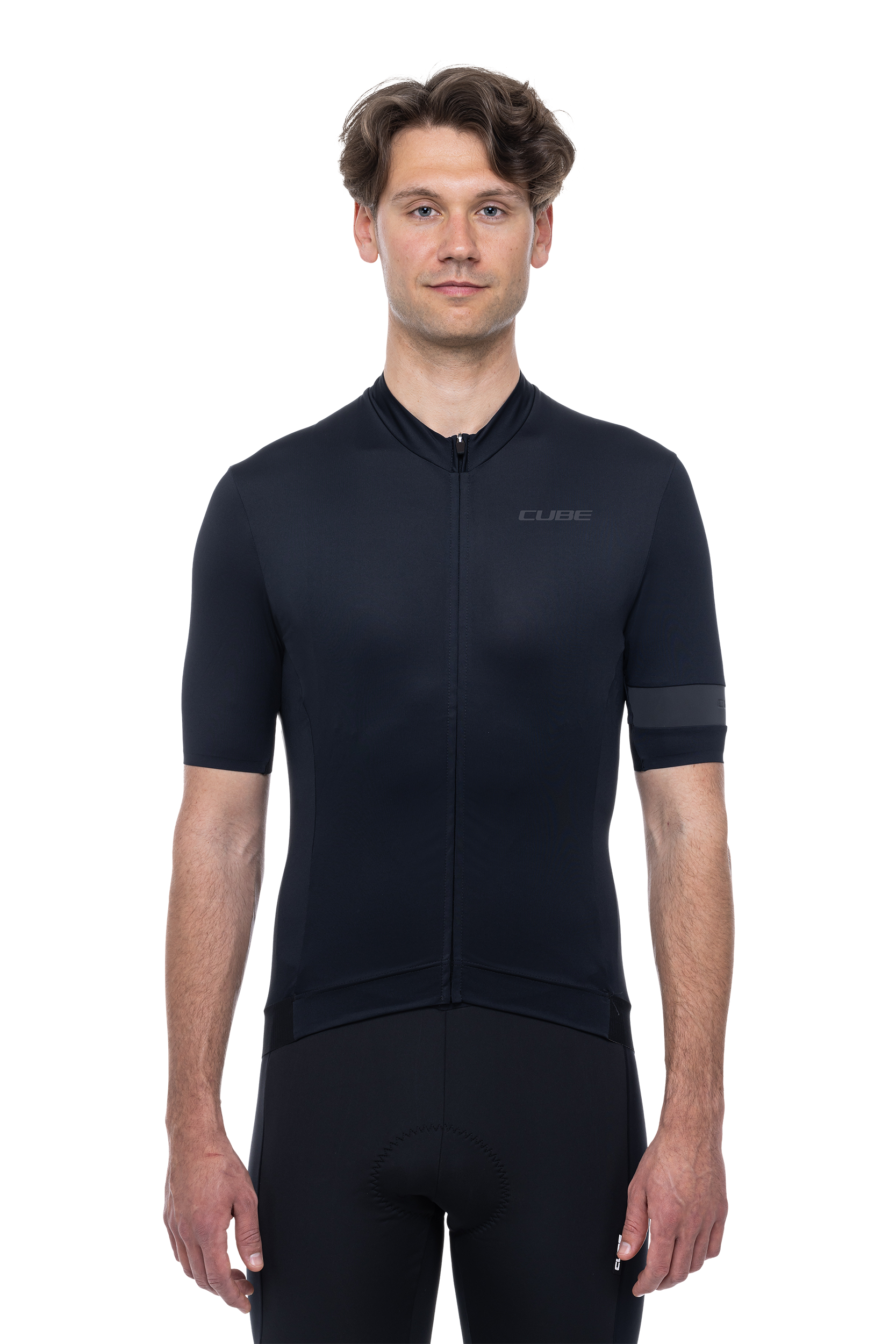 CUBE BLACKLINE jersey korte mouw zwart heren