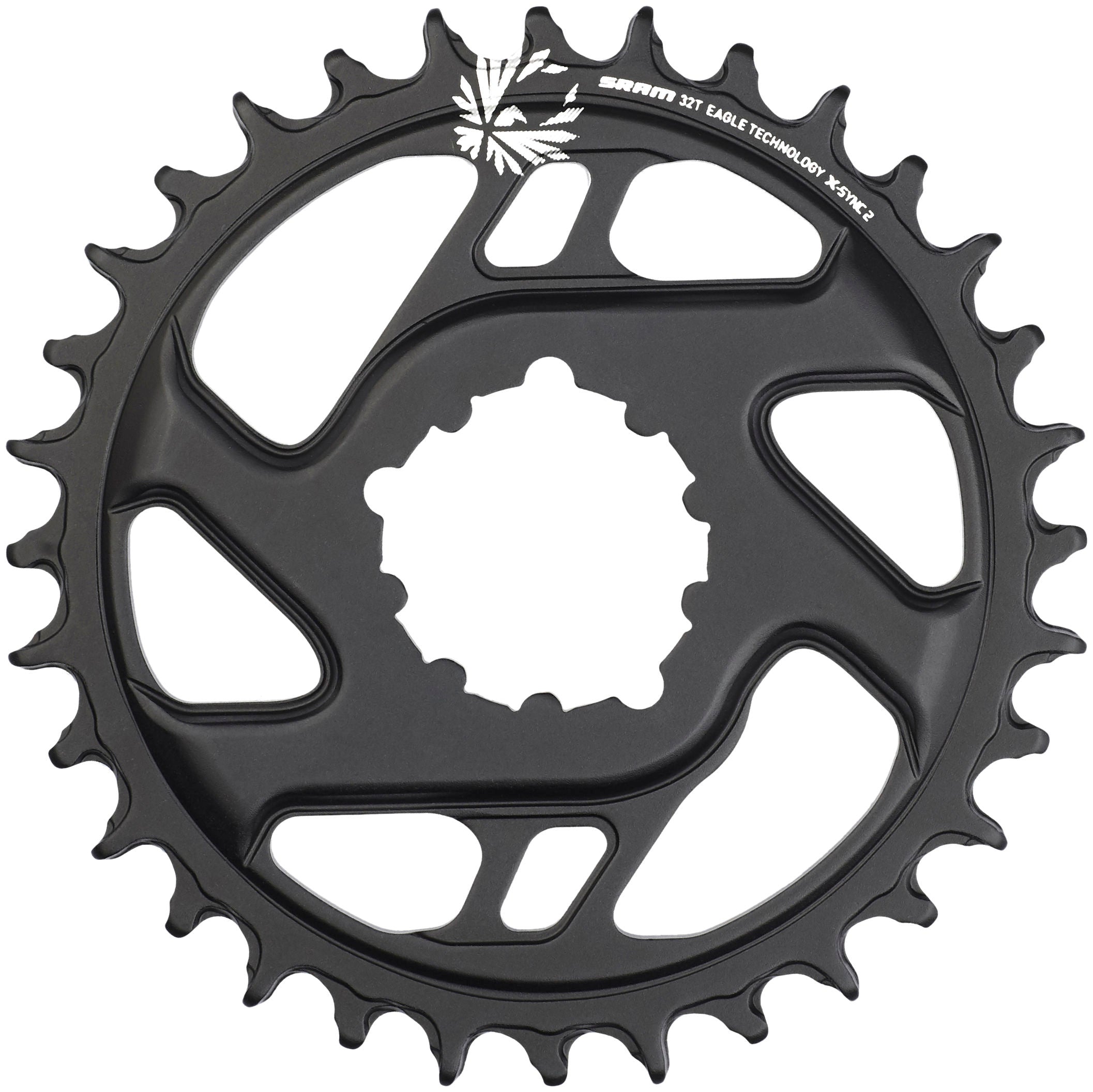 SRAM X-Sync Eagle CF kettingblad 3 mm 12-speed zwart