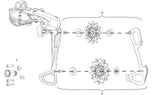 SRAM X-Sync en schakelrollen binnenkooi voor GX Eagle achterderailleur