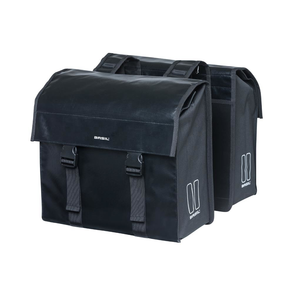 Basil Urban Load dubbele bagagedragertas 48-53l zwart