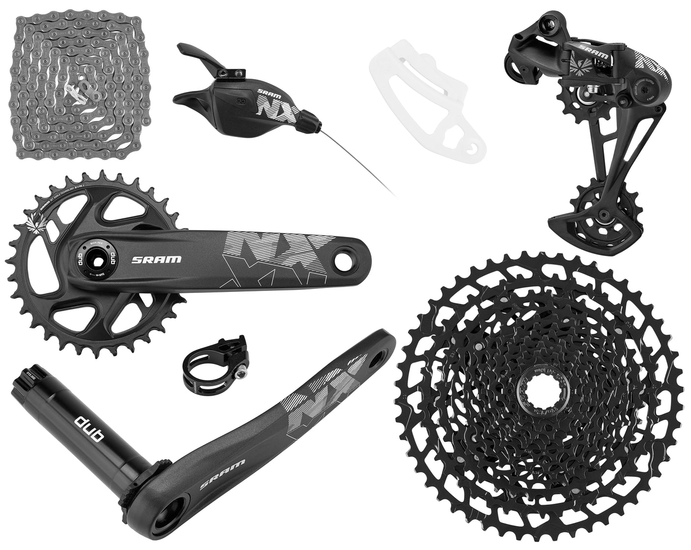 SRAM NX Eagle DUB 170 groepset 12-speed 32T X-Sync XG-1230