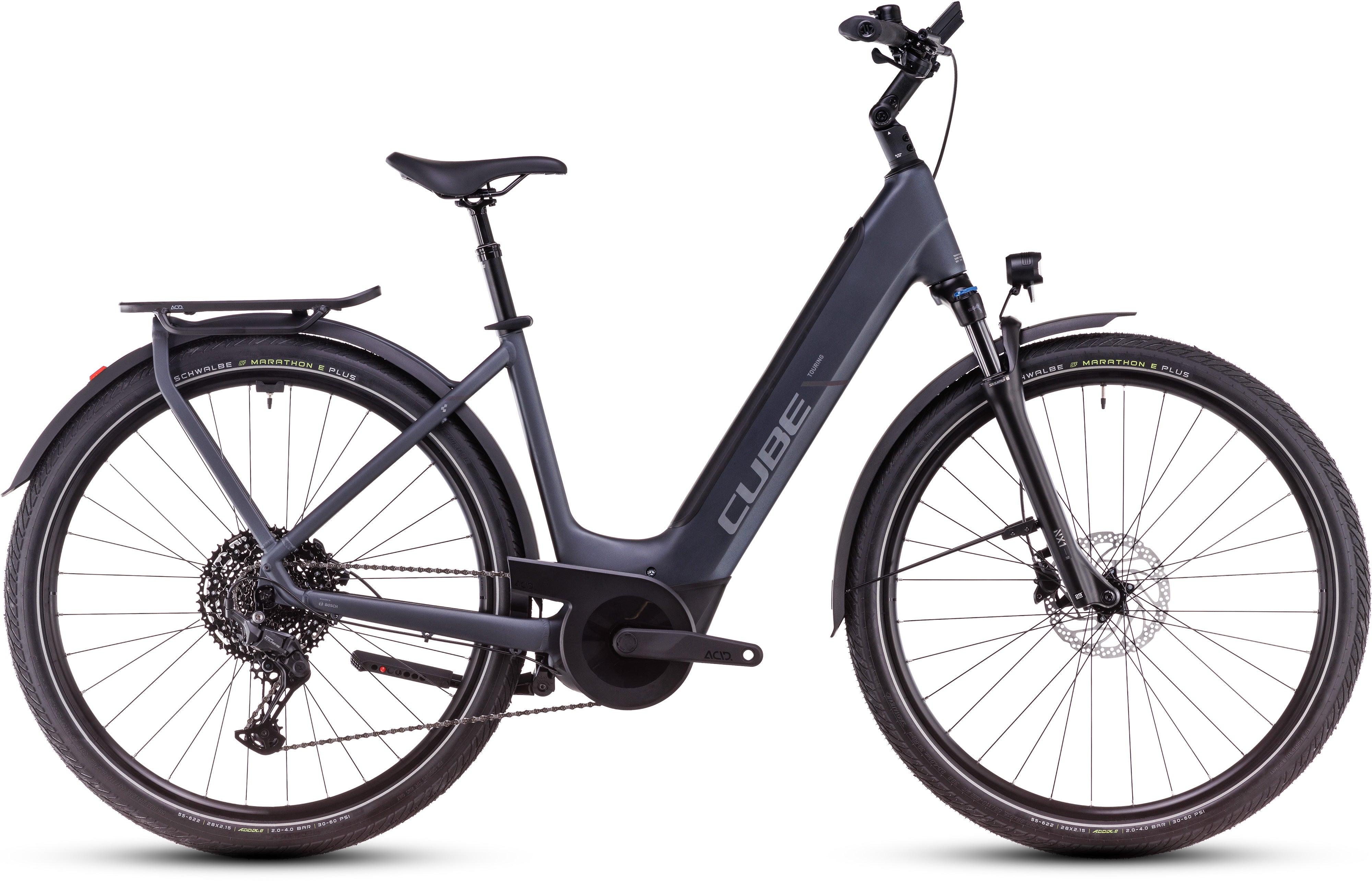 Cube Touring Hybrid Pro 625 Easy Entry metallic grijs´n´chrome (2025)