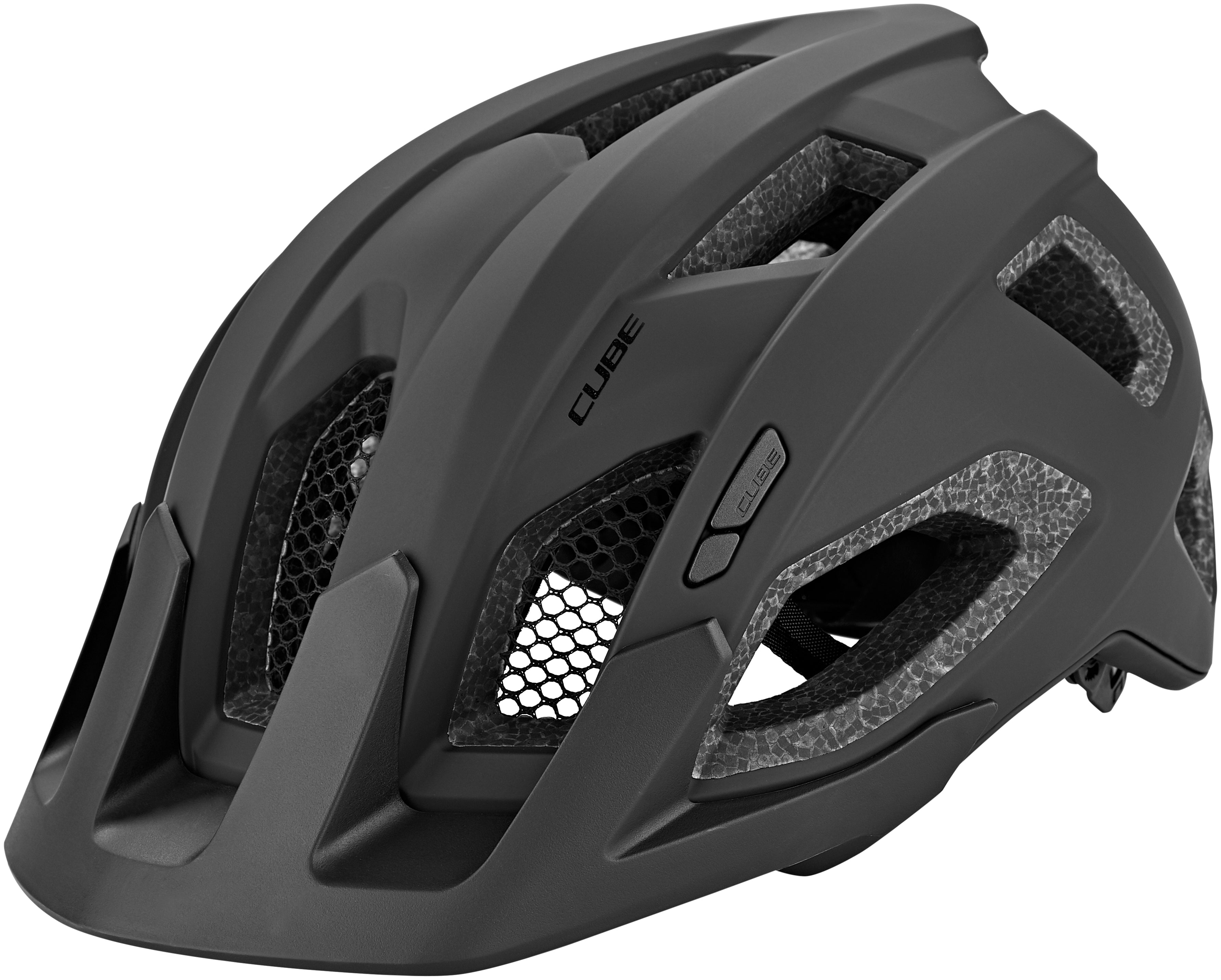 CUBE PATHOS MTB-helm zwart