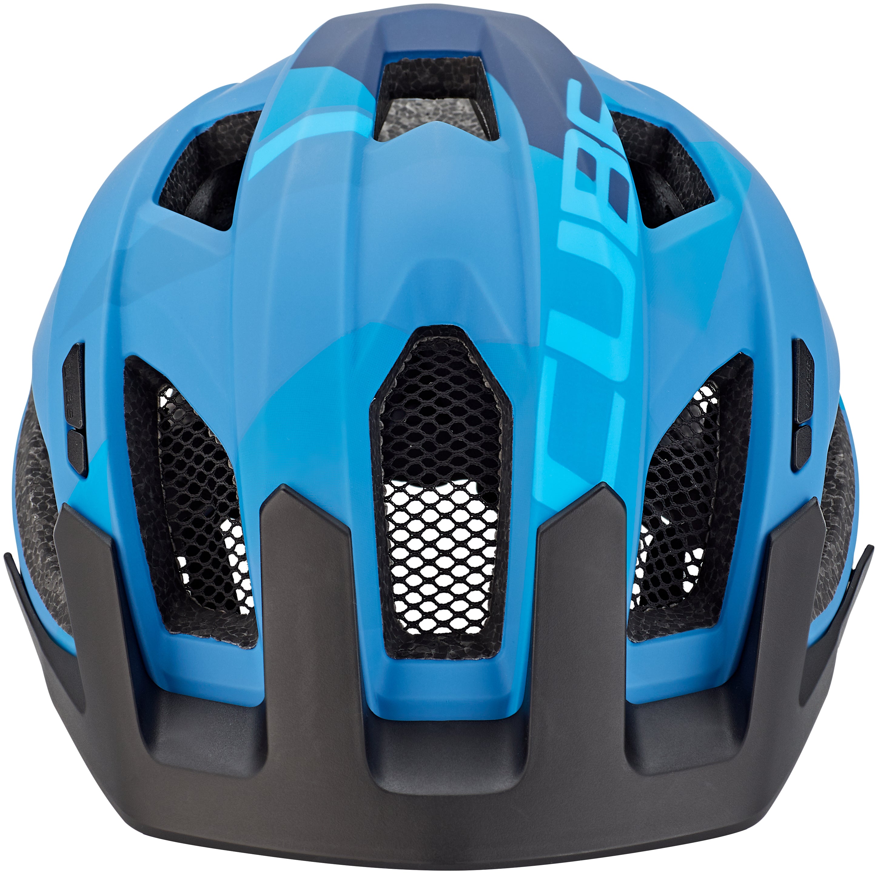 CUBE PATHOS MTB-helm blauw