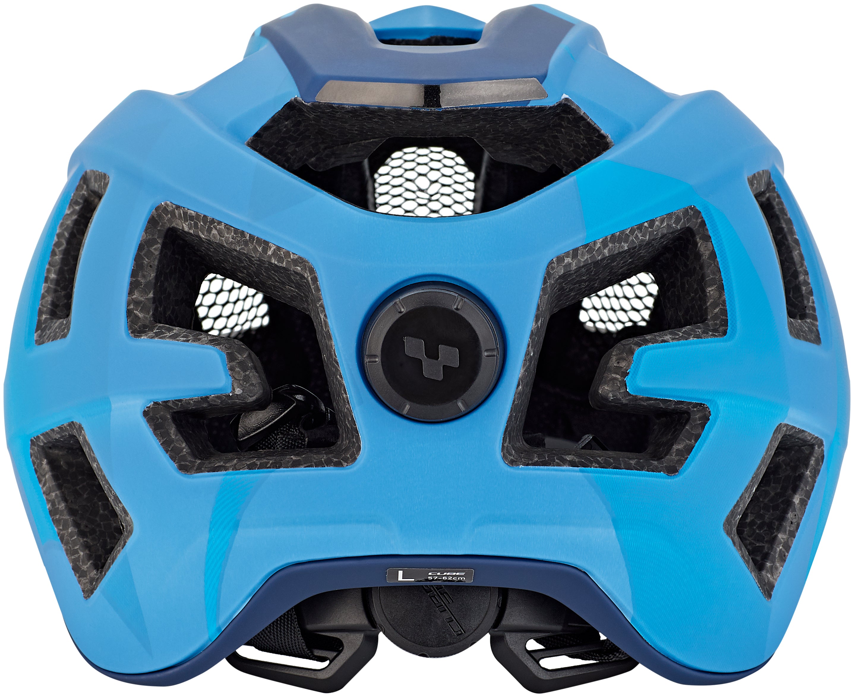 CUBE PATHOS MTB-helm blauw