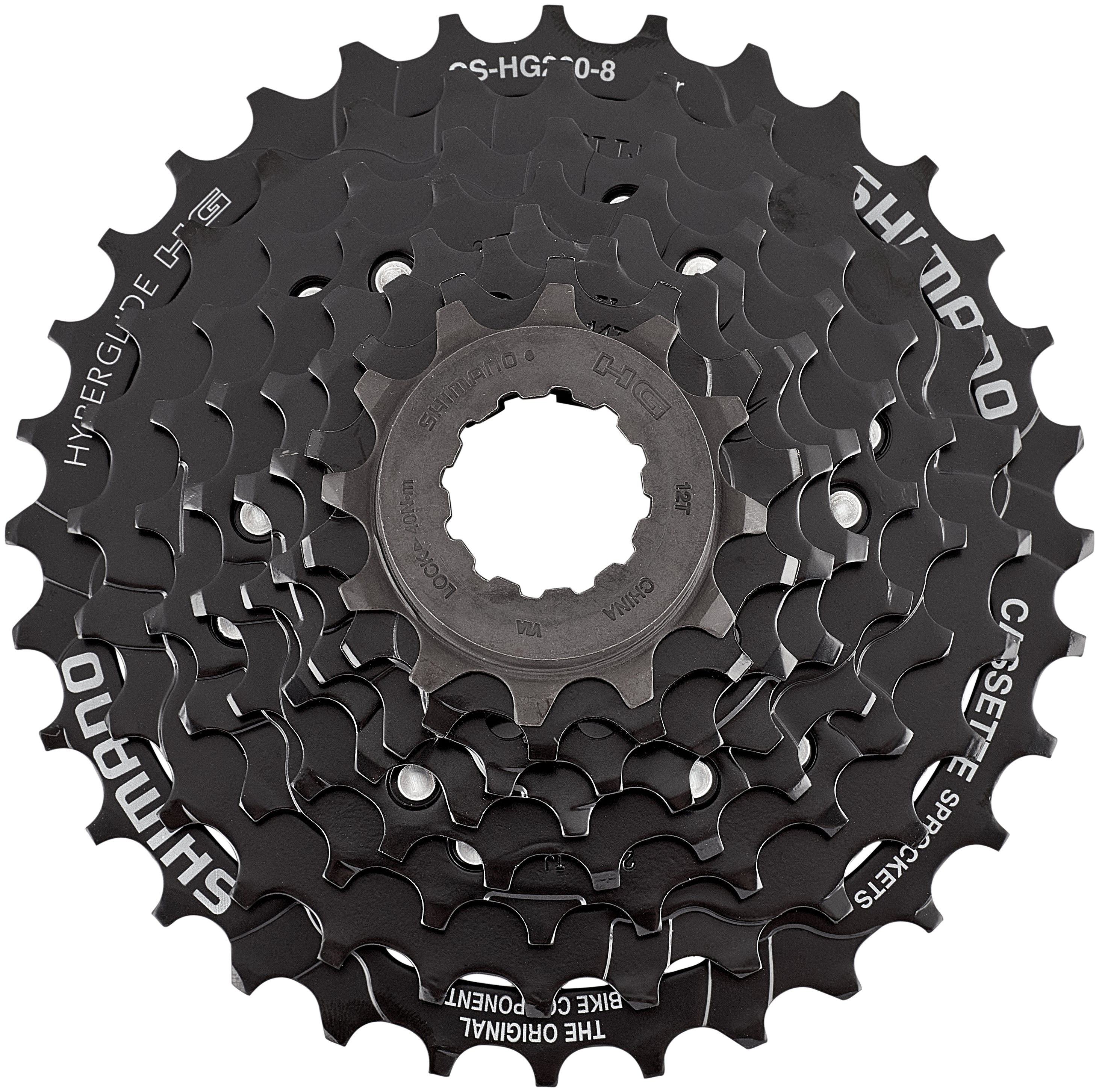 Shimano CS-HG200 cassette 8-speed zwart