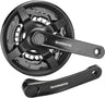 Shimano FC-TY301 crankstel vierkant 6/7/8-speed 42/34/24 tanden zwart