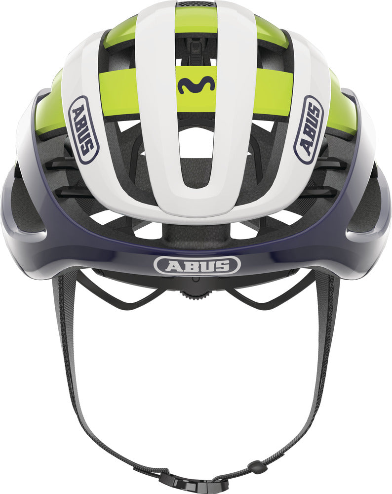 ABUS Airbreaker-helm Road Movistar Team