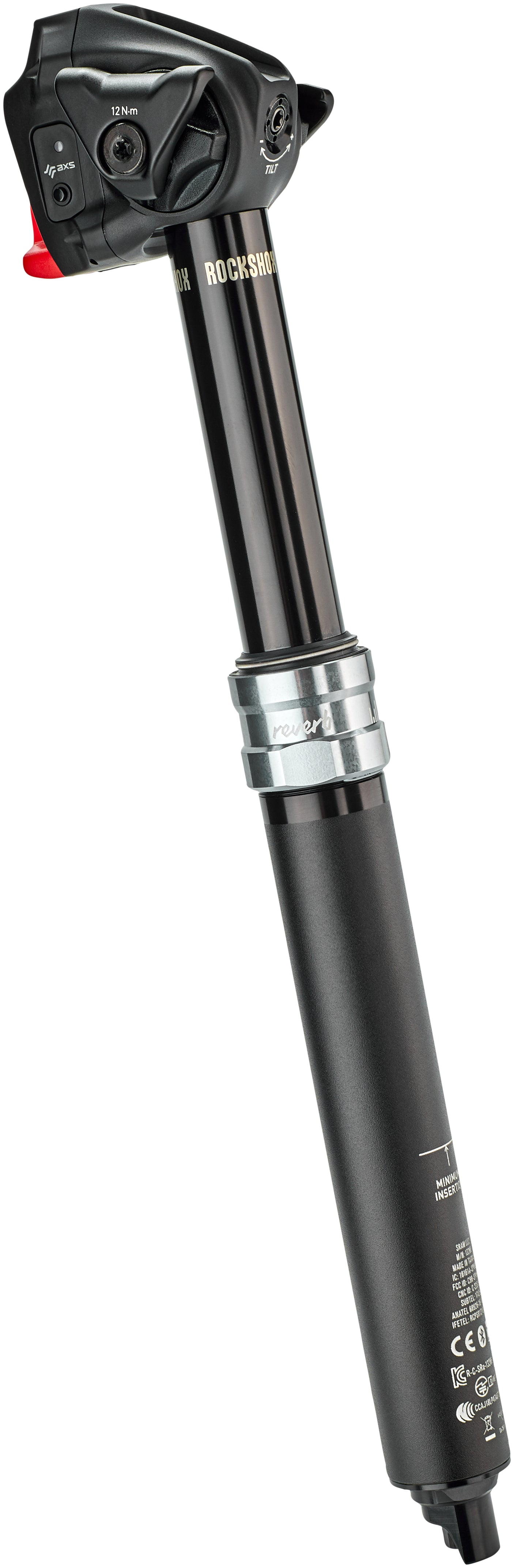 RockShox Reverb AXS zadelpen Ø30,9 mm zwart