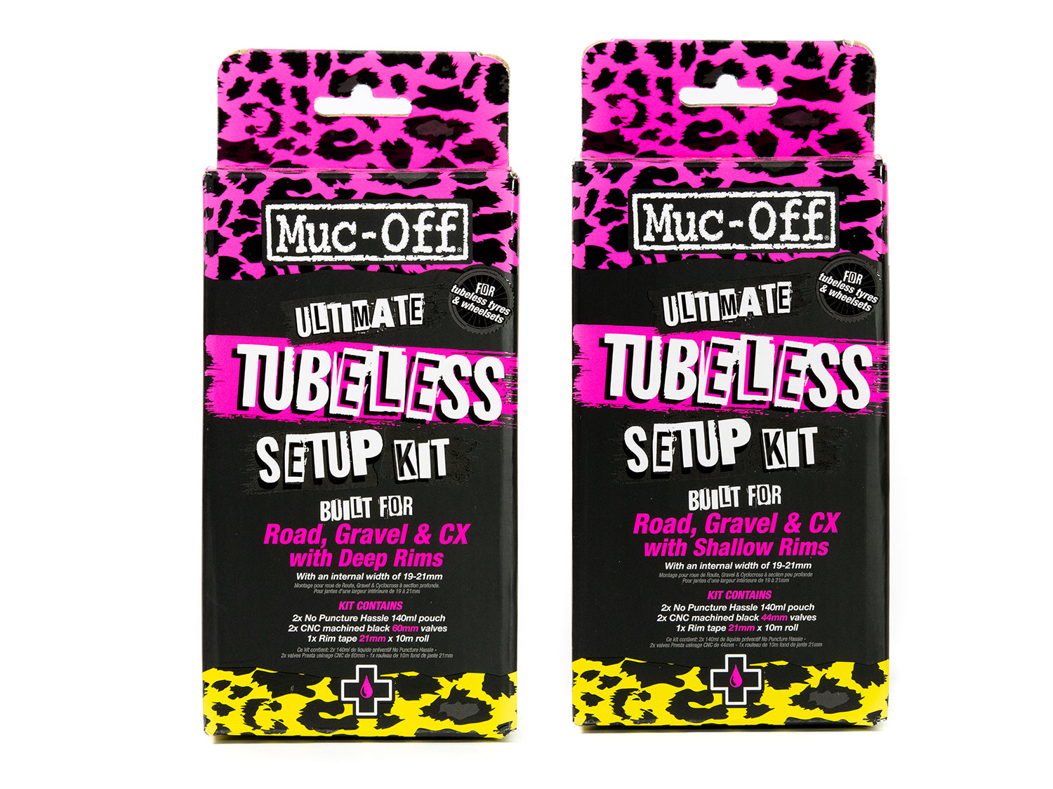 Muc-Off Ultimate Tubeless Setup Kit Road 44 mm ventiellengte