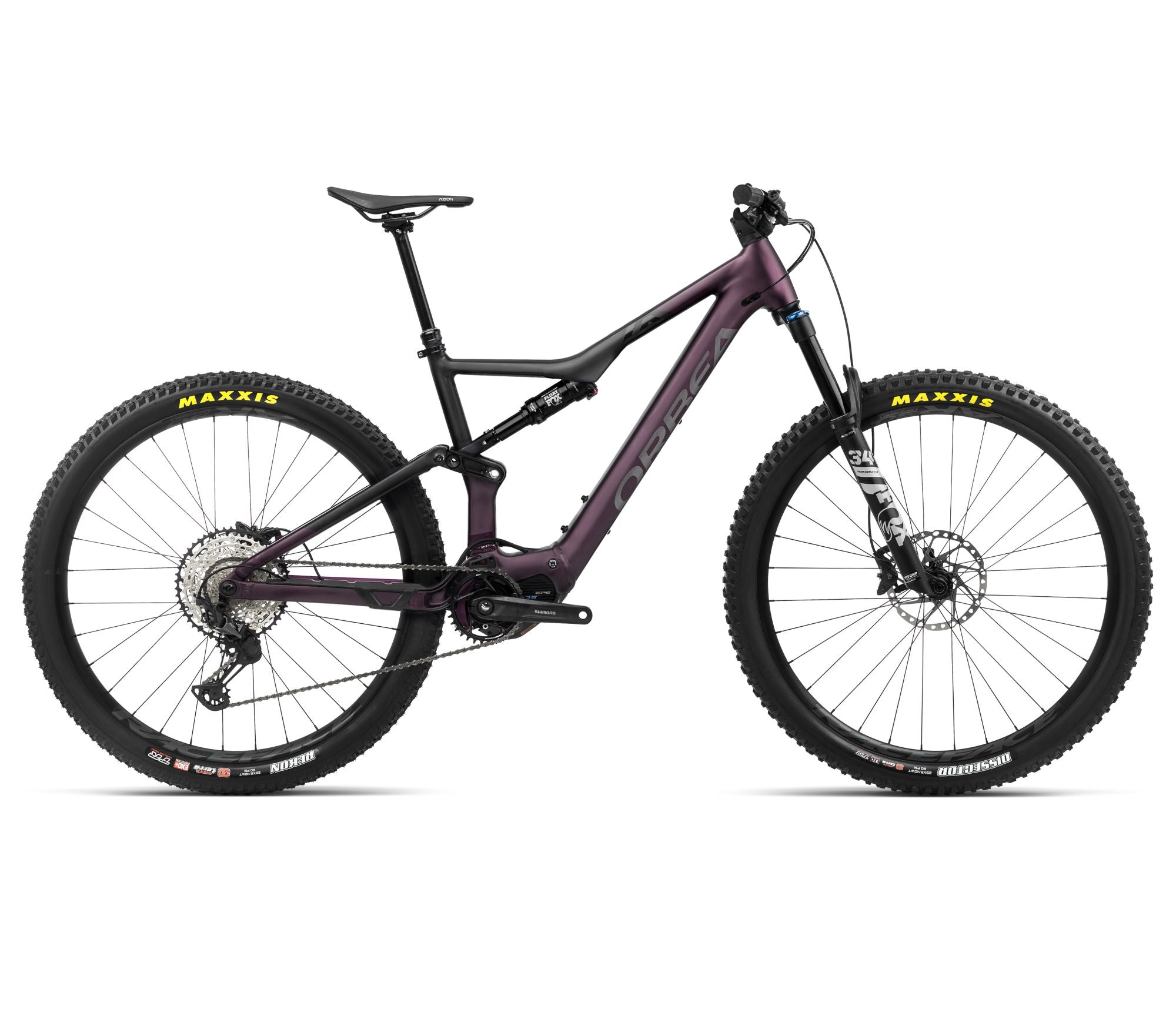 Orbea RISE H20 Metallic Mulberry Zwart (2024)