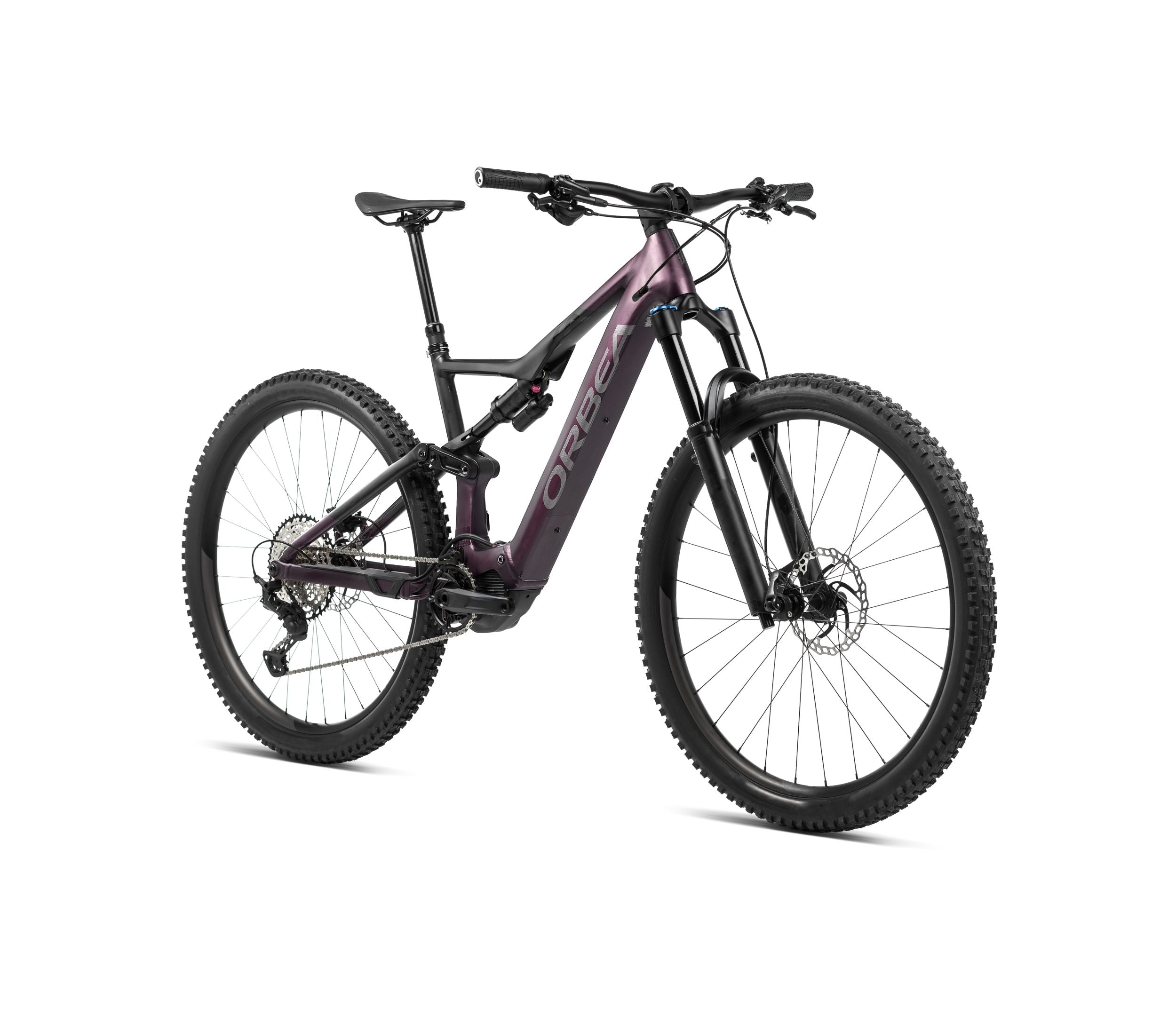 Orbea RISE H20 Metallic Mulberry Zwart (2024)