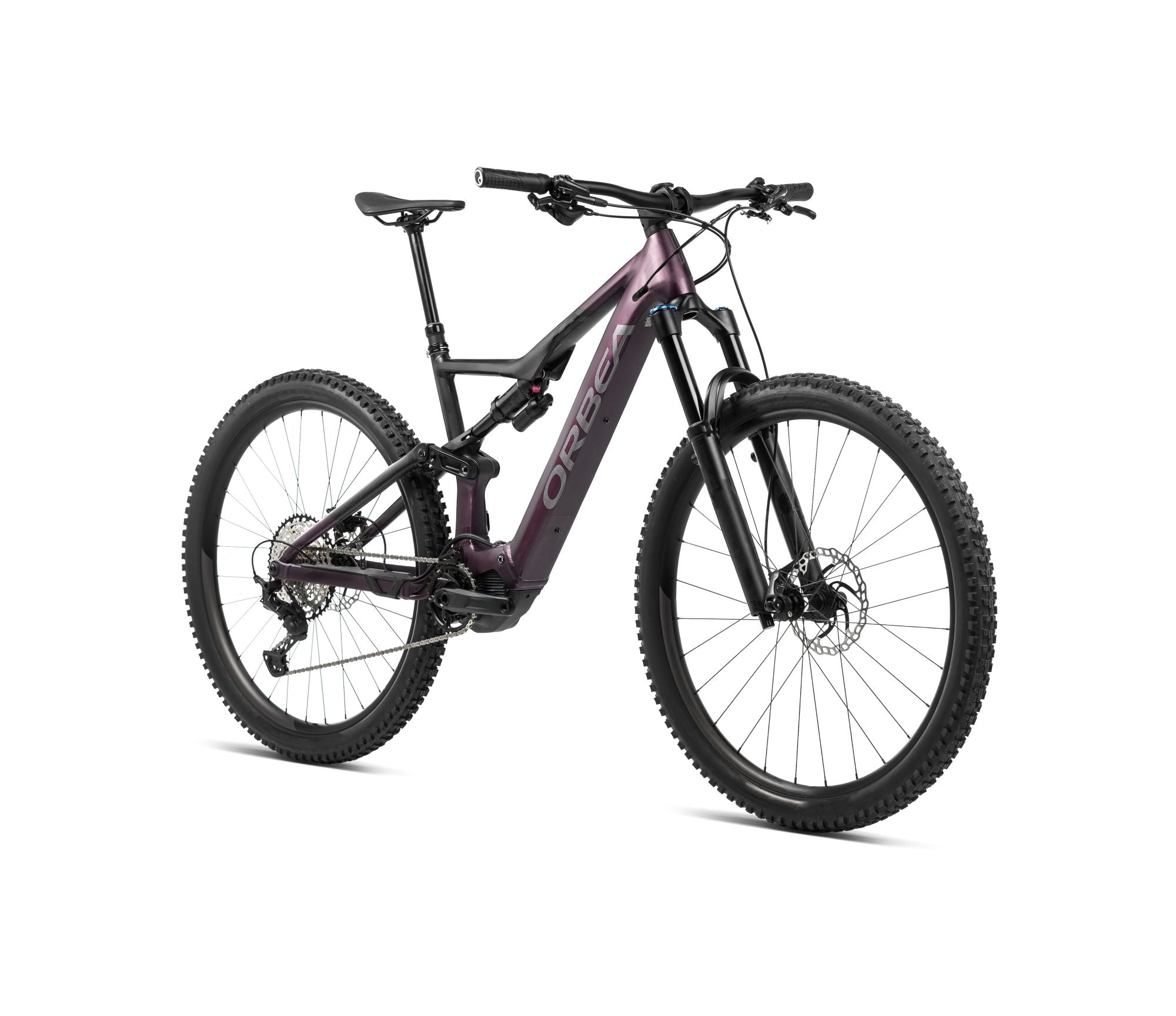 Orbea RISE H30 Metallic Mulberry Zwart (2024)