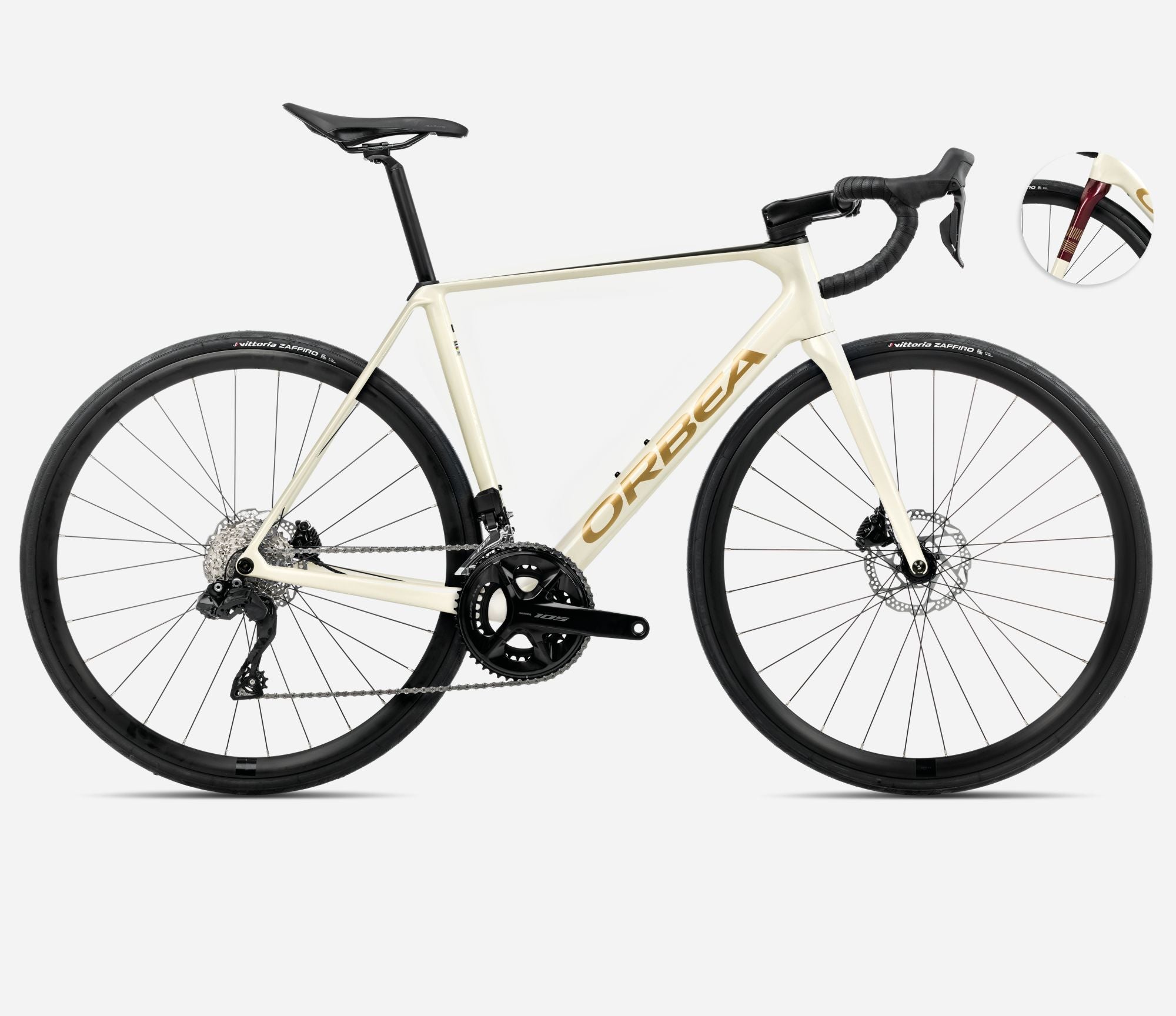 Orbea ORCA M30i Ivory White-Burgundy (Gloss)-Vulcano (Matt) (2025)