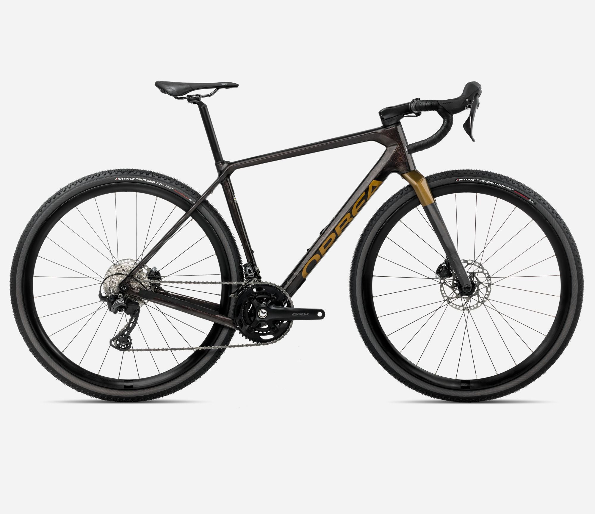 Orbea TERRA M30TEAM 1X Cosmic Carbon View - Metallic Olijfgroen (2025)