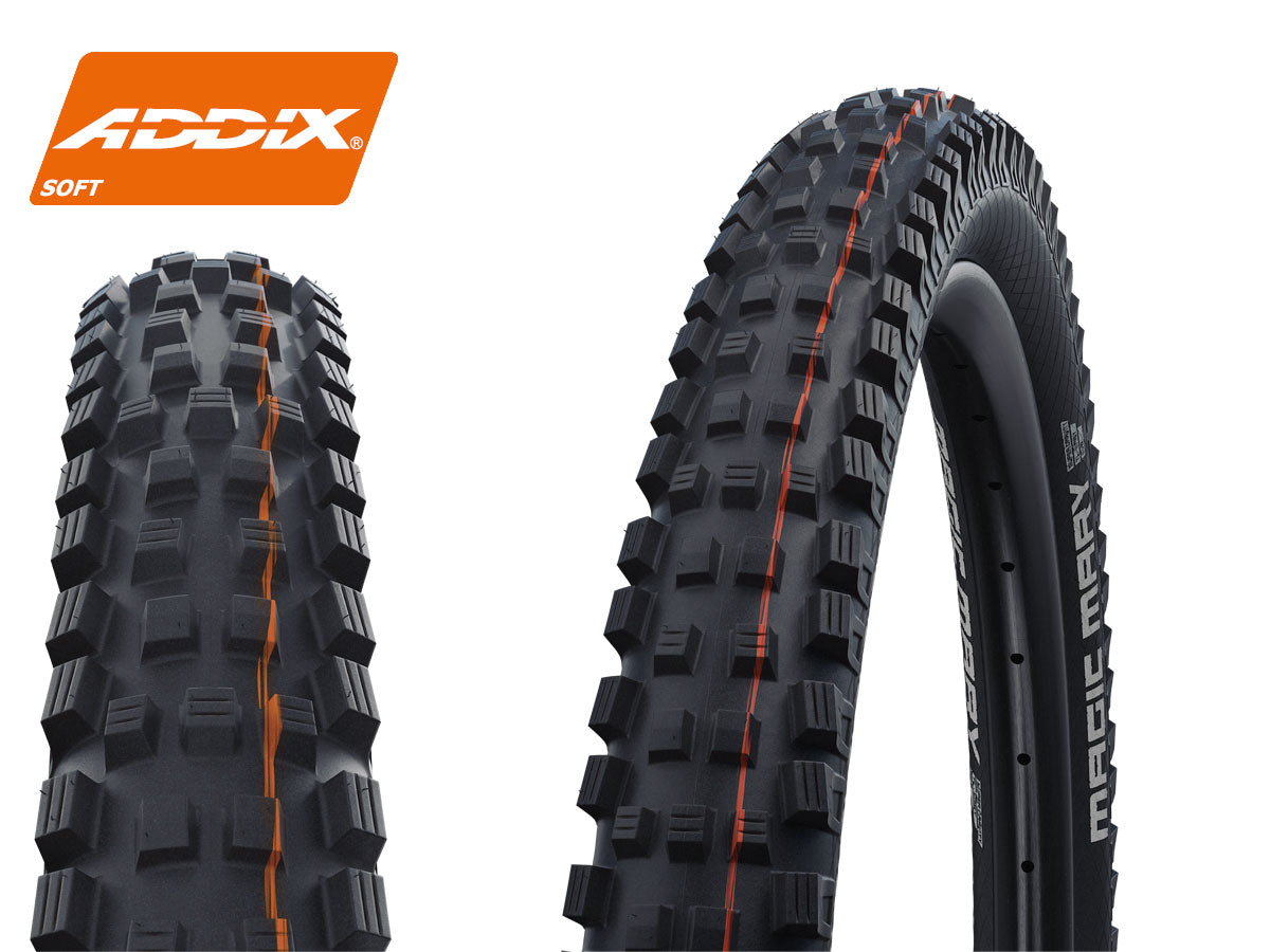 Schwalbe Magic Mary Evolution Super Gravity buitenband Addix Soft zwart